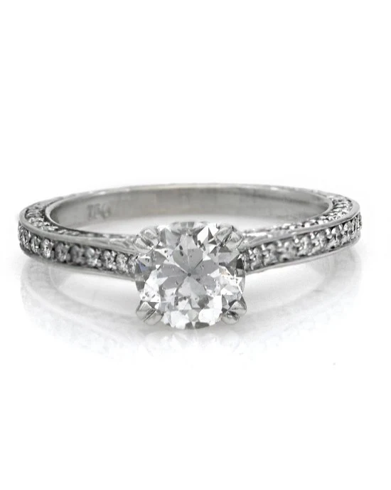 0.95ct Round Brilliant Diamond Engagement Ring - Image 2