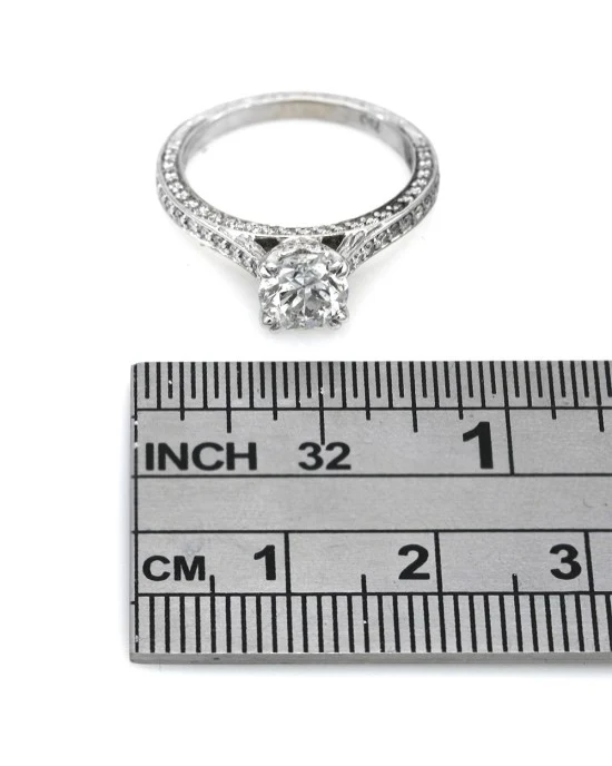0.95ct Round Brilliant Diamond Engagement Ring - Image 3