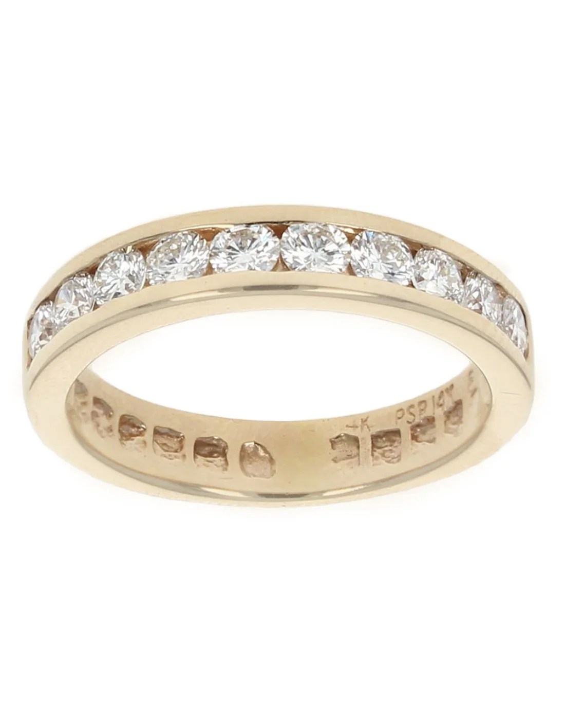 1.00ctw Diamond Band/ Ring in 14K Yellow Gold SZ 7.25 - Image 2
