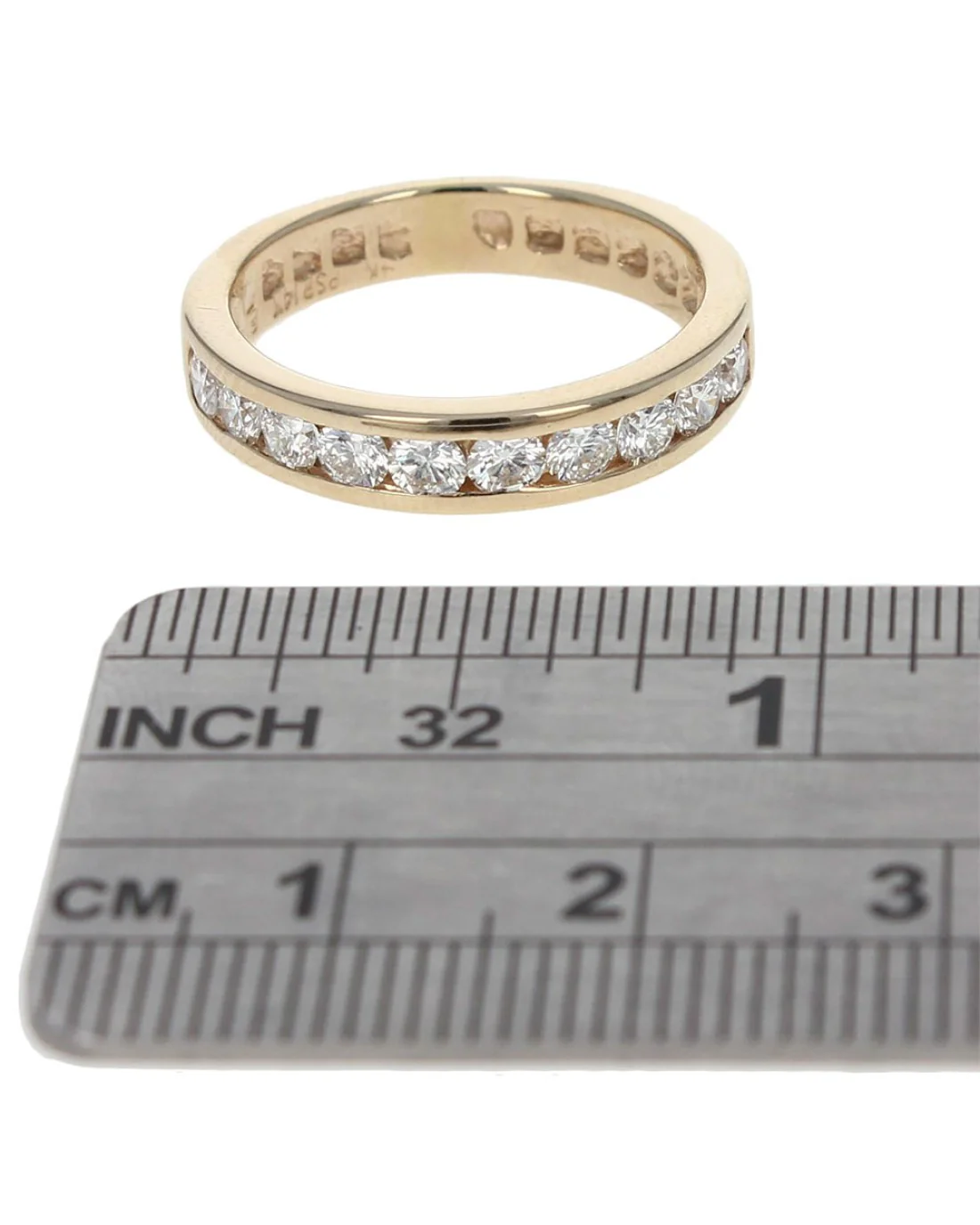 1.00ctw Diamond Band/ Ring in 14K Yellow Gold SZ 7.25 - Image 3