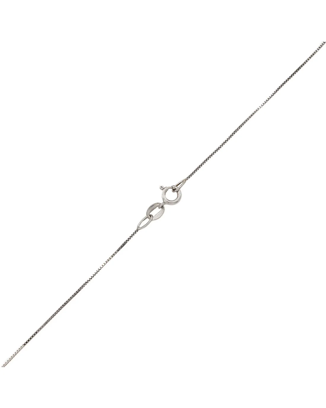 1.12ct Diamond Solitaire Drop Necklace 14KW - Image 2