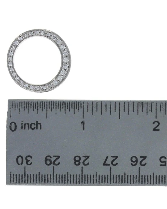 1.61ctw Pave Diamond Band/ Ring in Platinum SZ 5.75 - Image 3