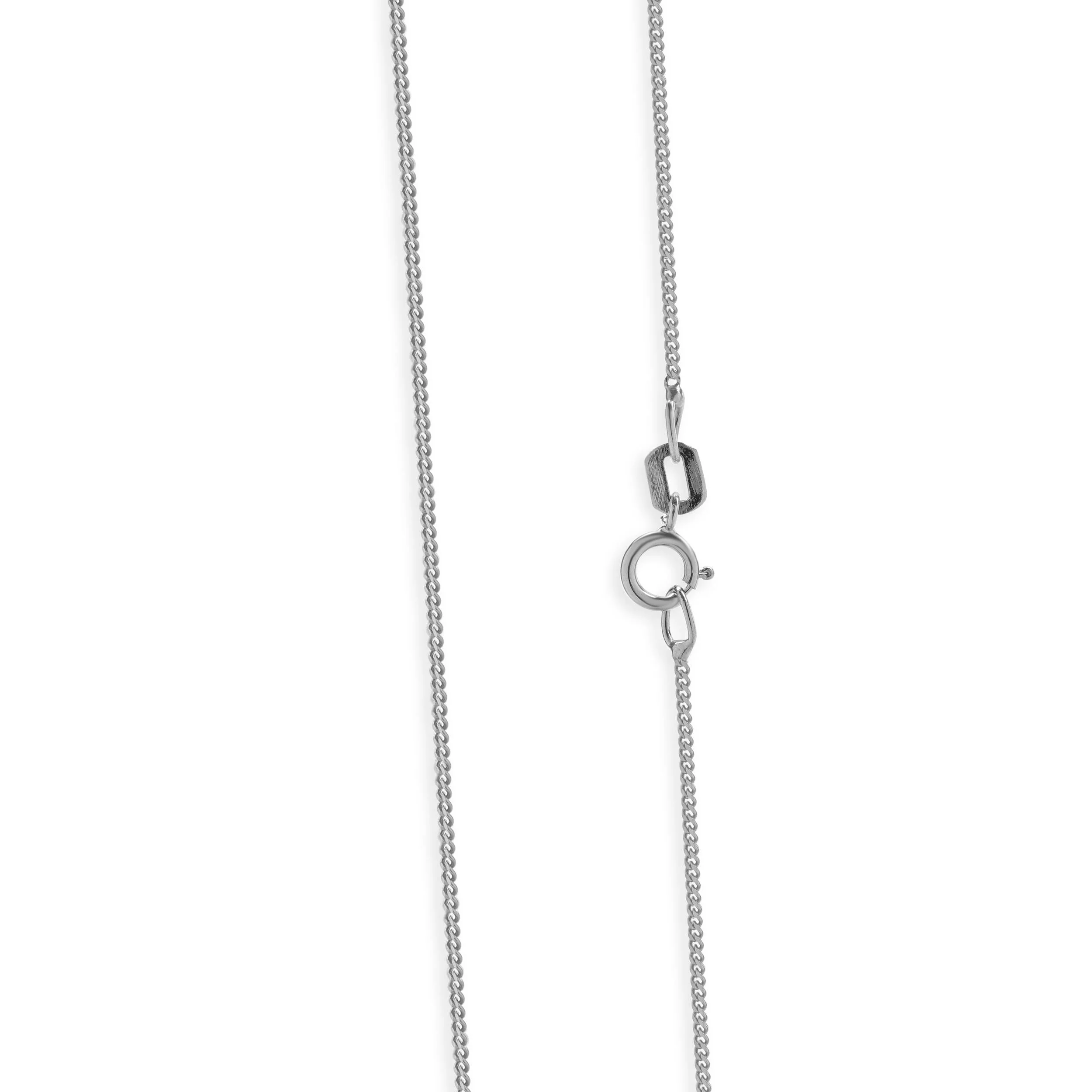 10 & 14 Karat White Gold Sapphire and Diamond Twist Necklace - Image 4