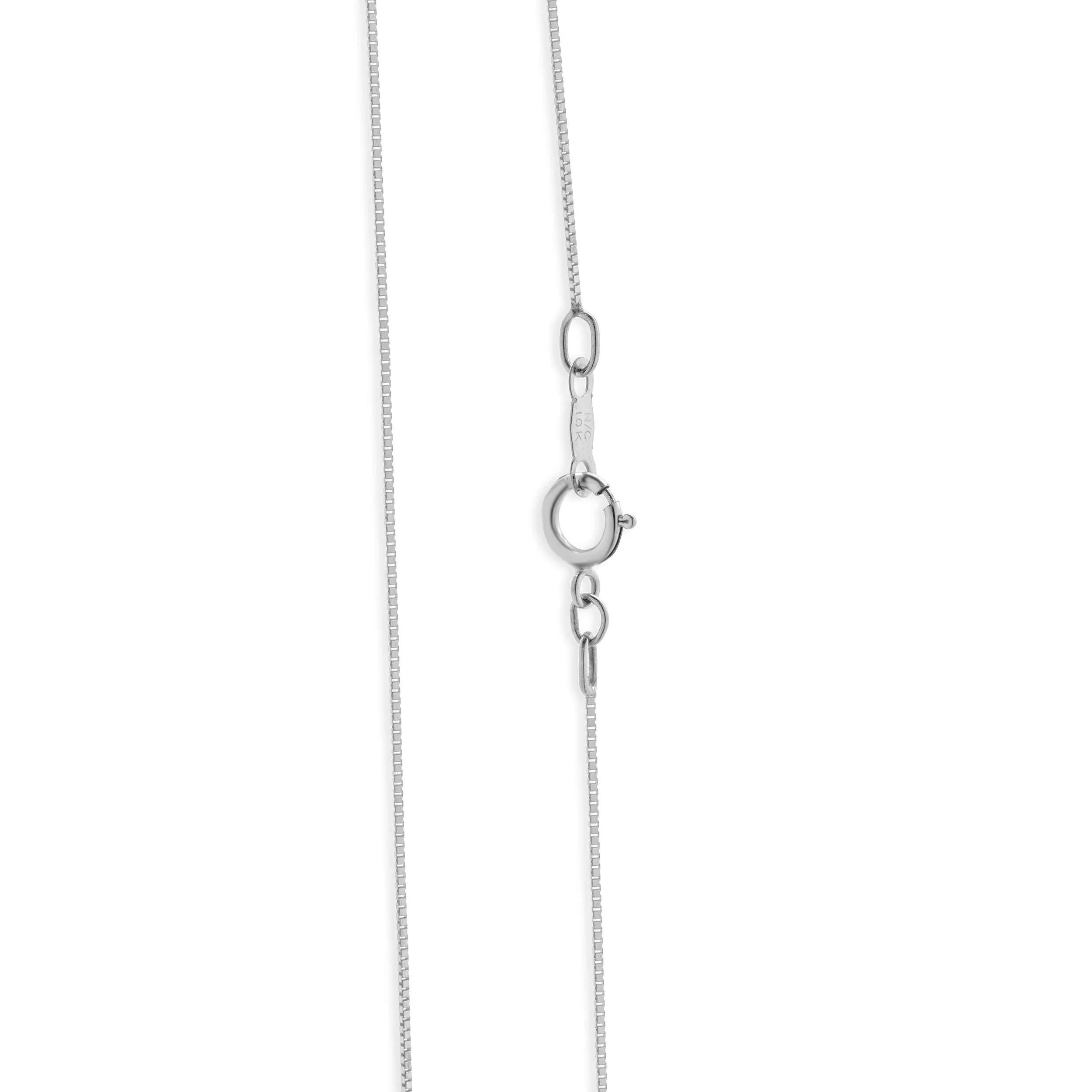 10 Karat White Gold Diamond Graduated Journey Necklace - Image 4