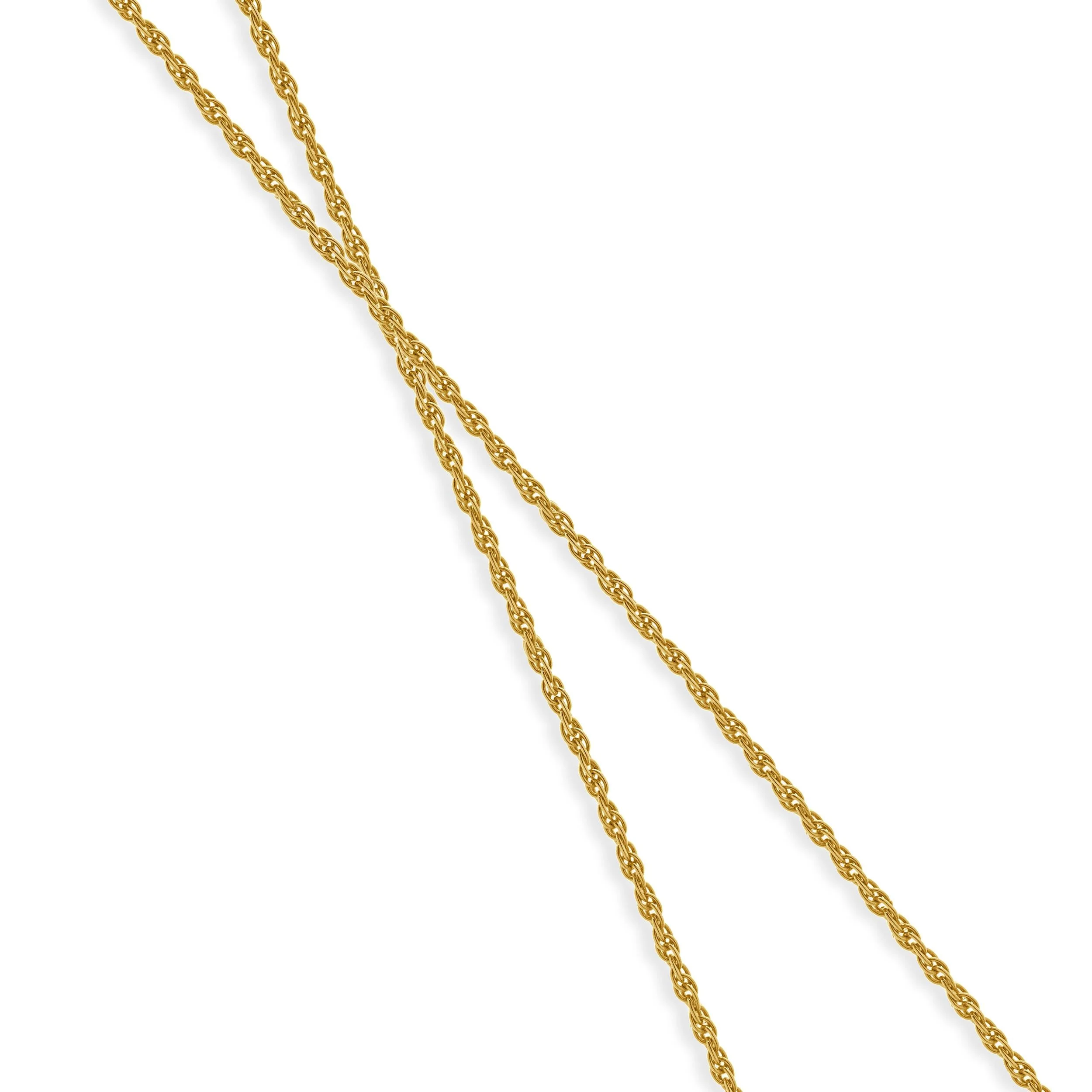 14 Karat Two Tone Diamond Chevron Necklace - Image 4