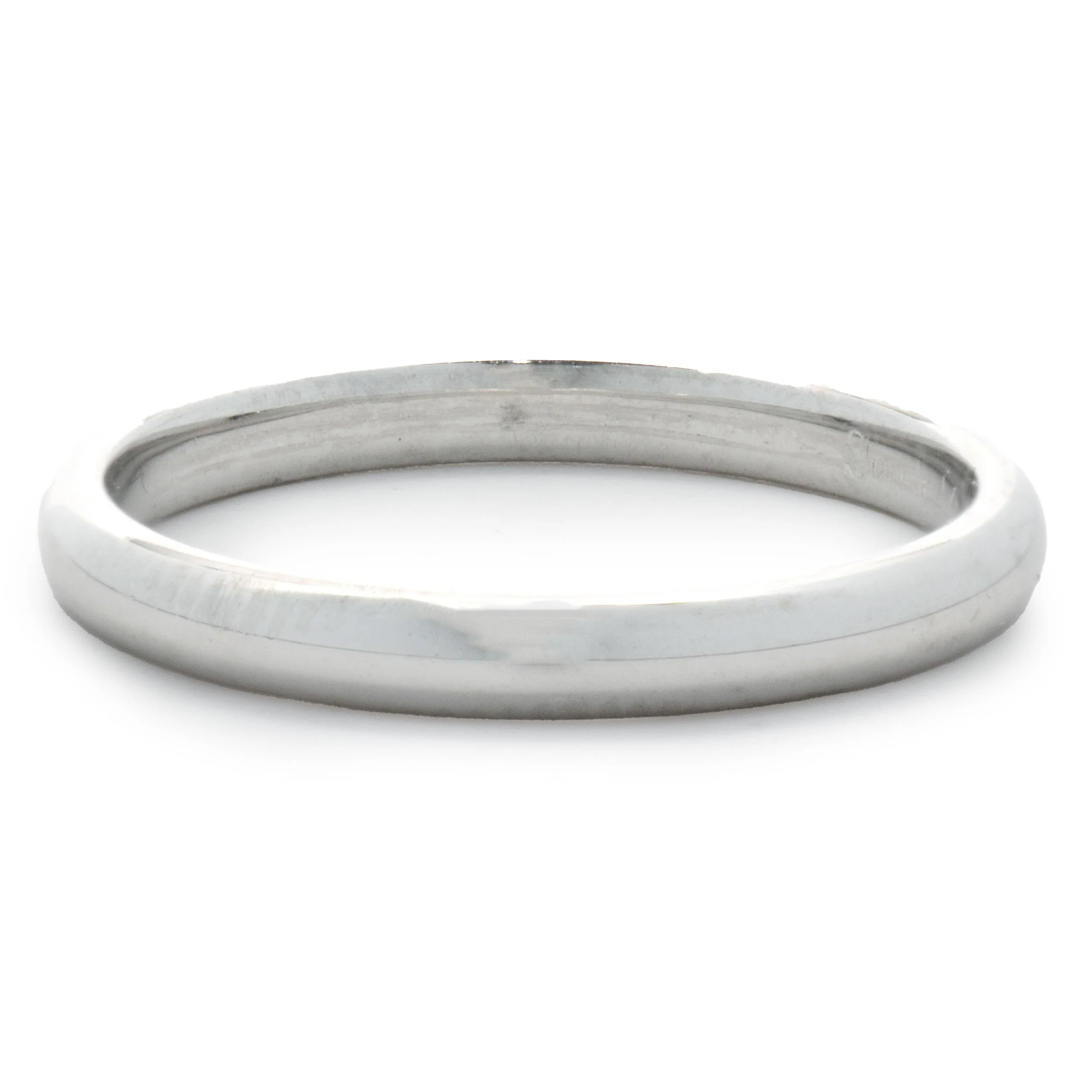 14 Karat White Gold 2.2MM Band