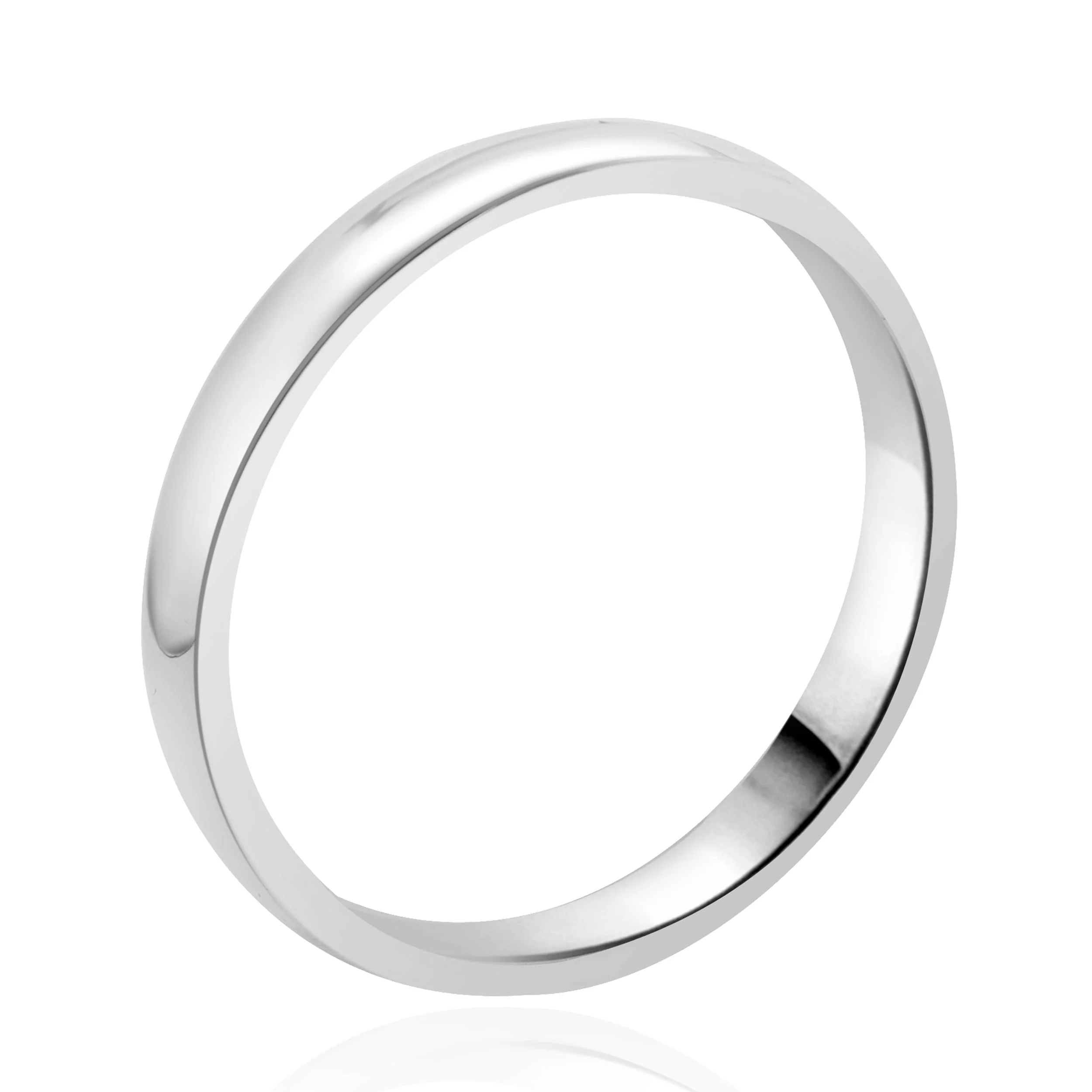 14 Karat White Gold 2.70MM Band - Image 3