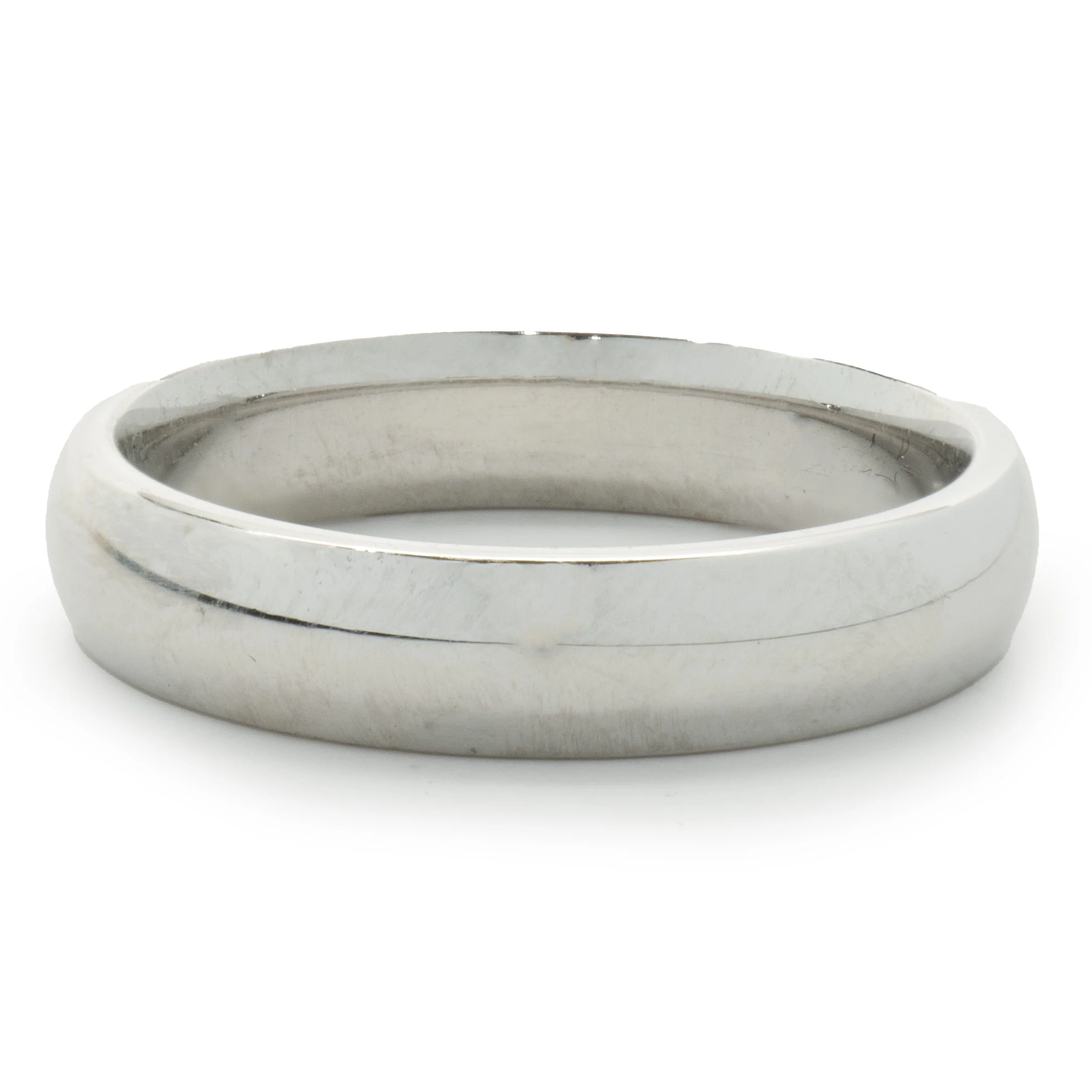 14 Karat White Gold 4MM Band