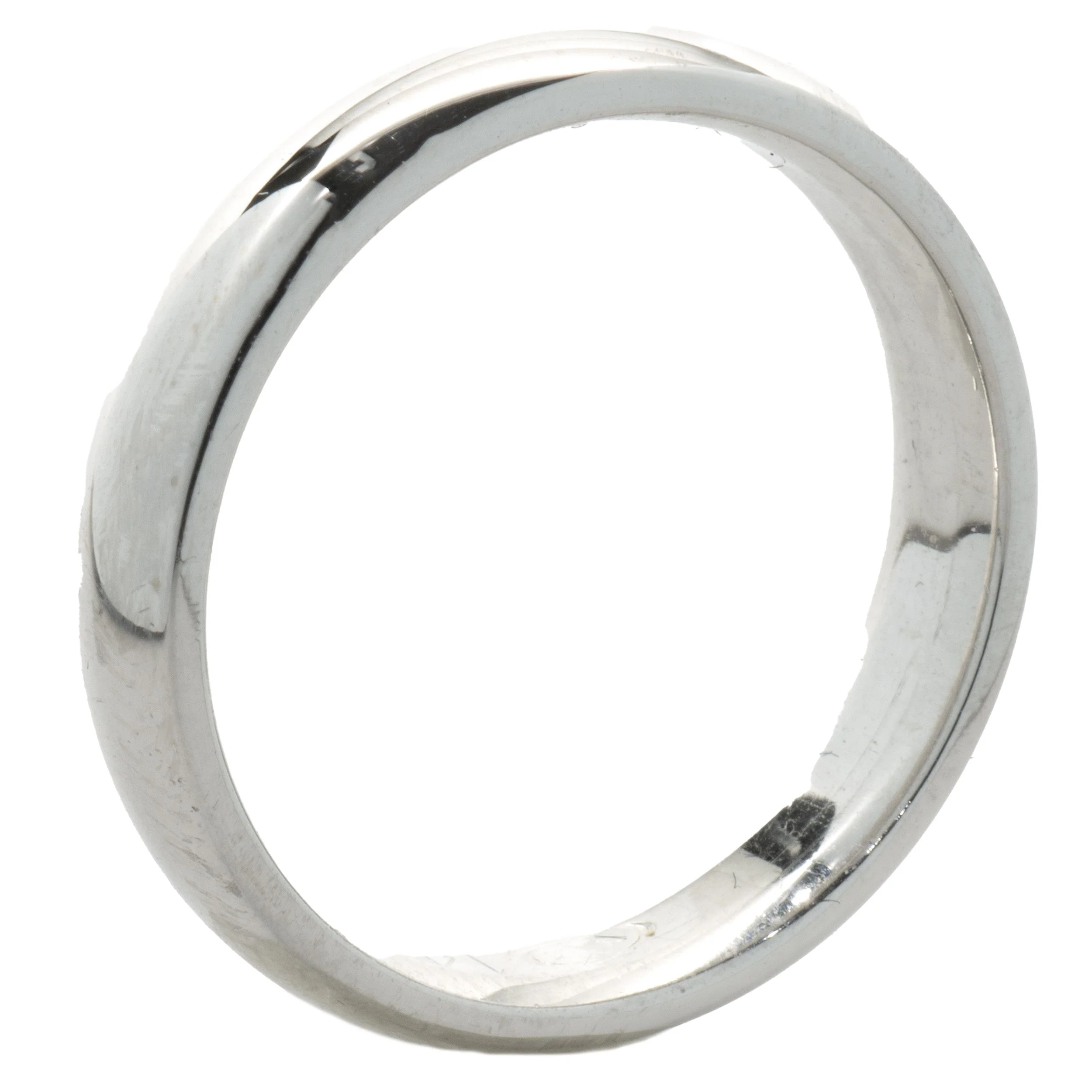 14 Karat White Gold 4MM Band - Image 2