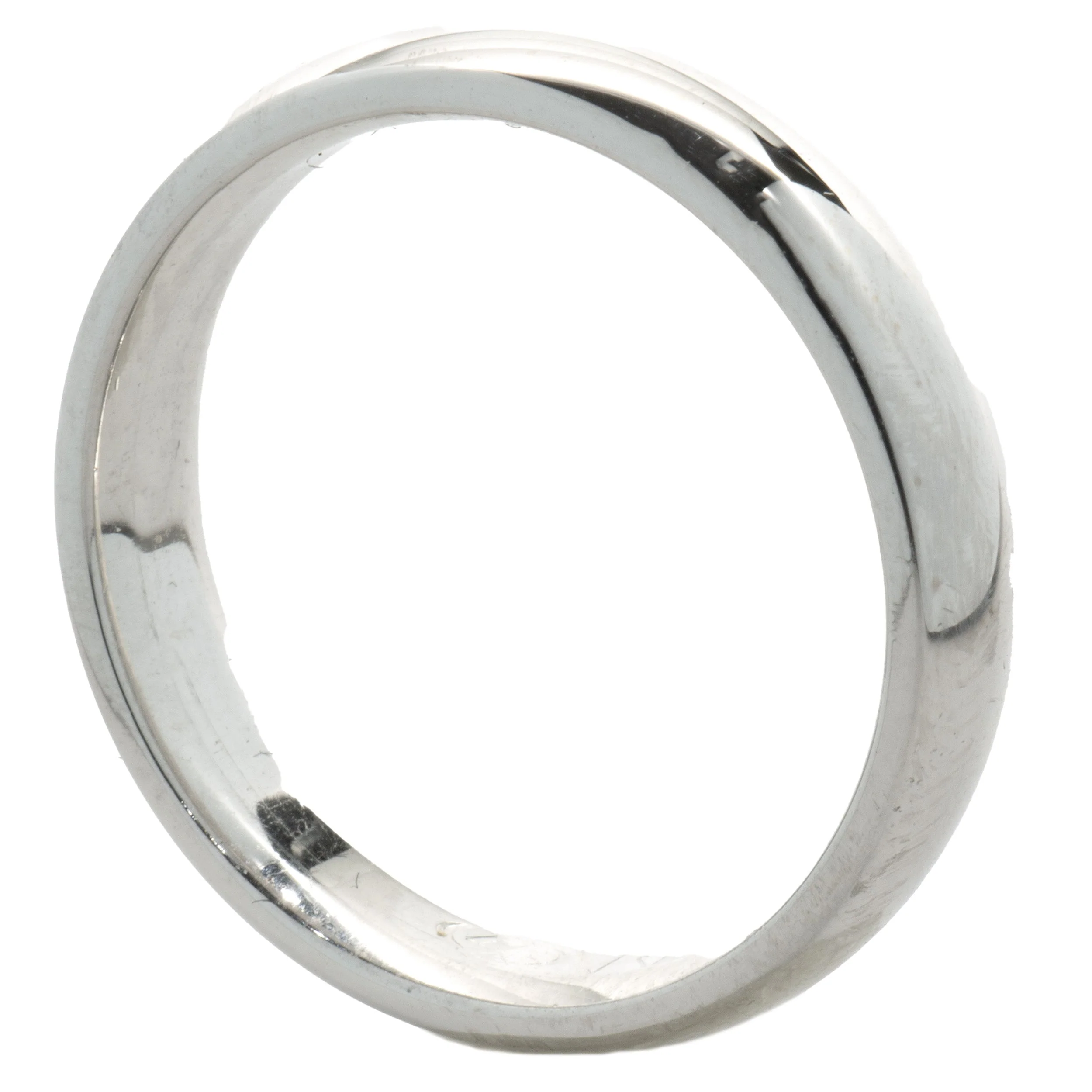 14 Karat White Gold 4MM Band - Image 4