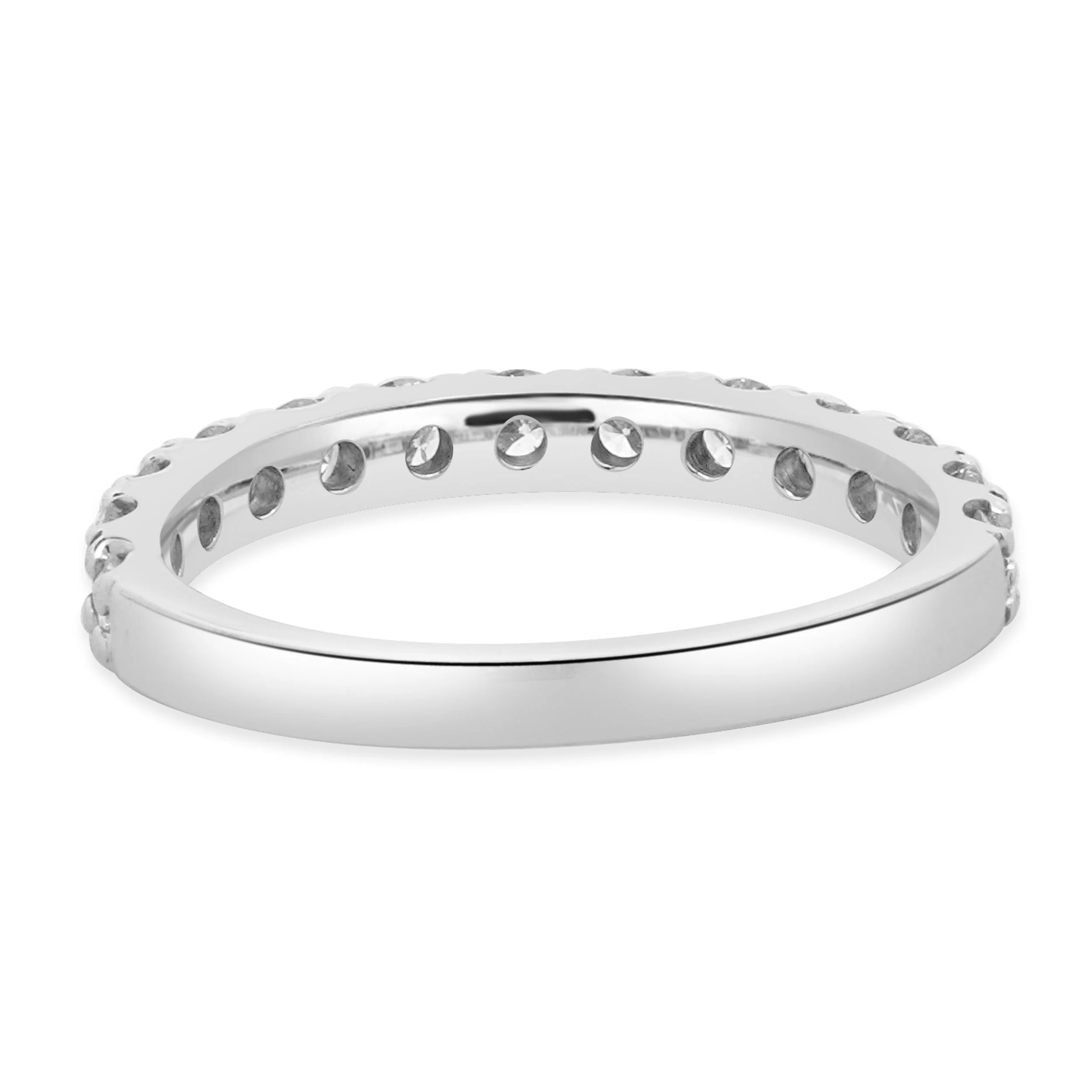14 Karat White Gold Diamond Band - Image 2