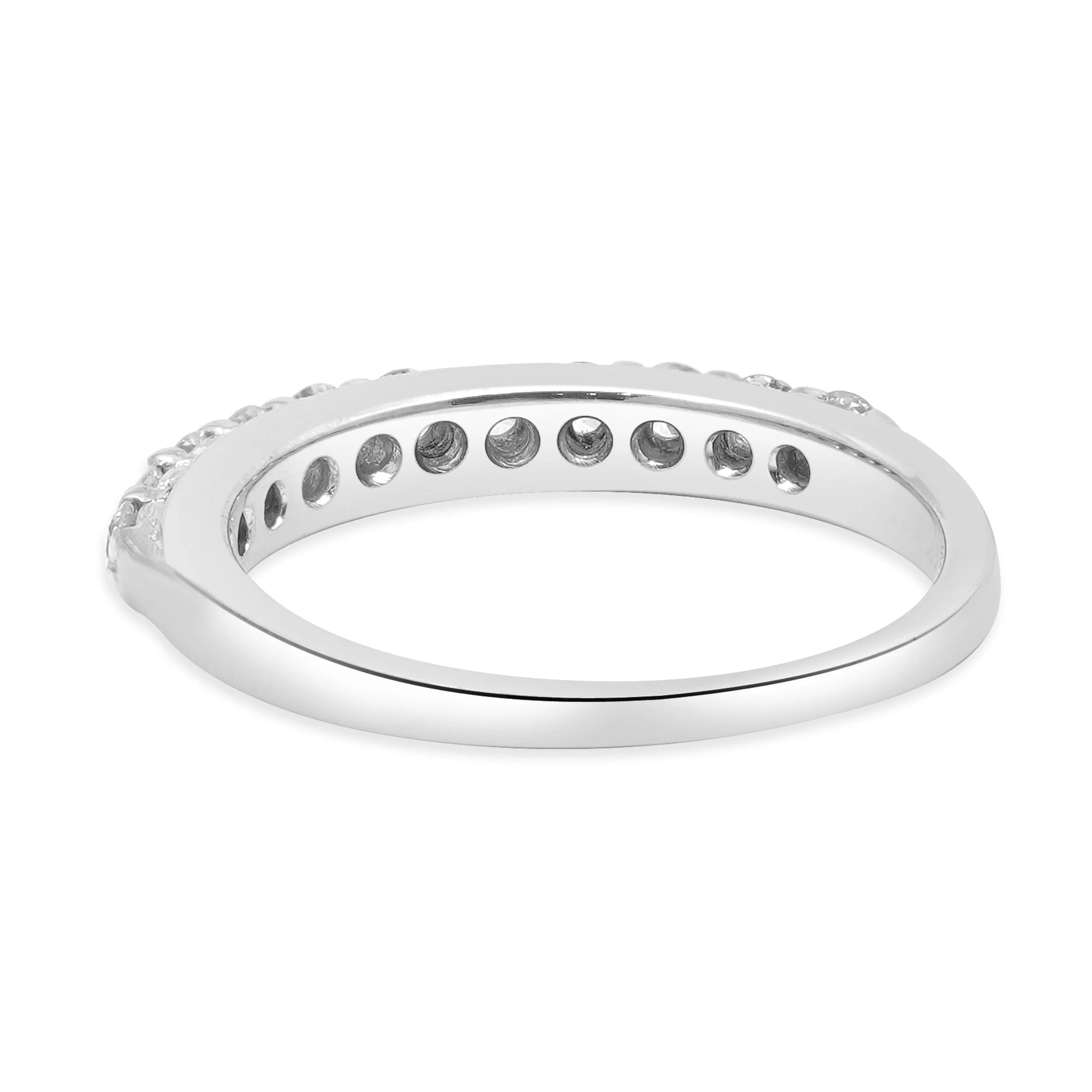 14 Karat White Gold Diamond Band - Image 3