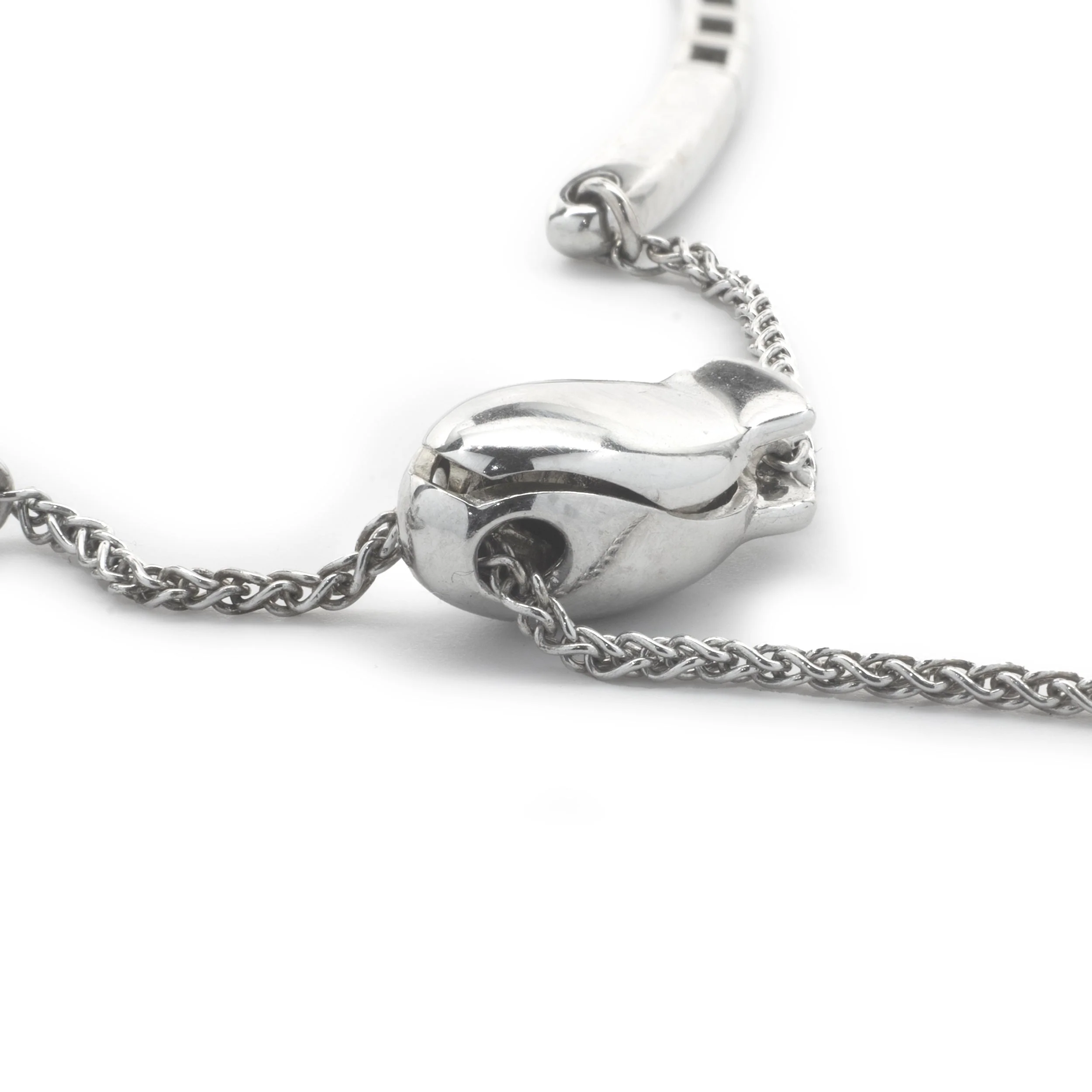14 Karat White Gold Diamond Choker Necklace - Image 4