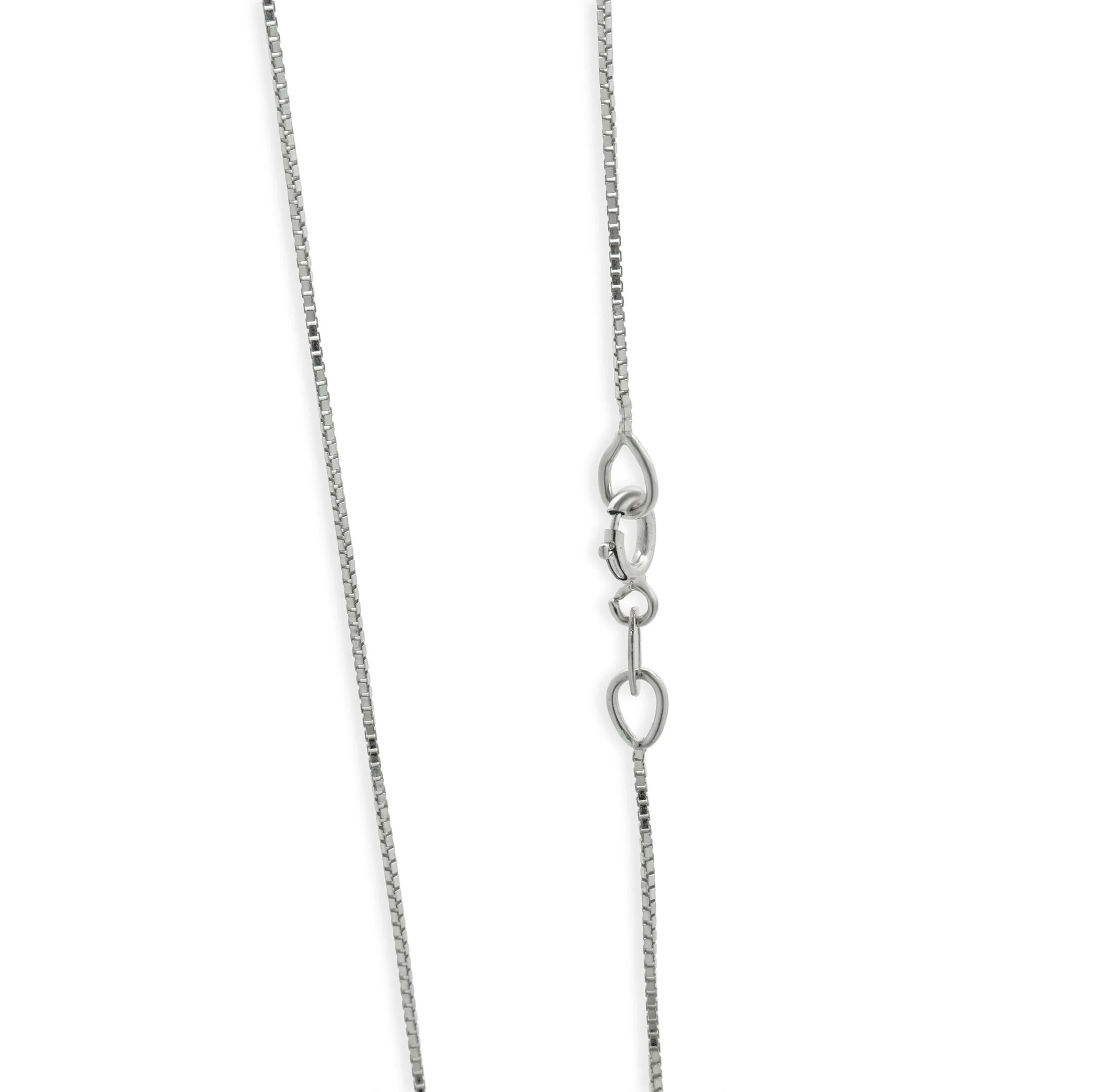 14 Karat White Gold Diamond Cross Necklace - Image 3