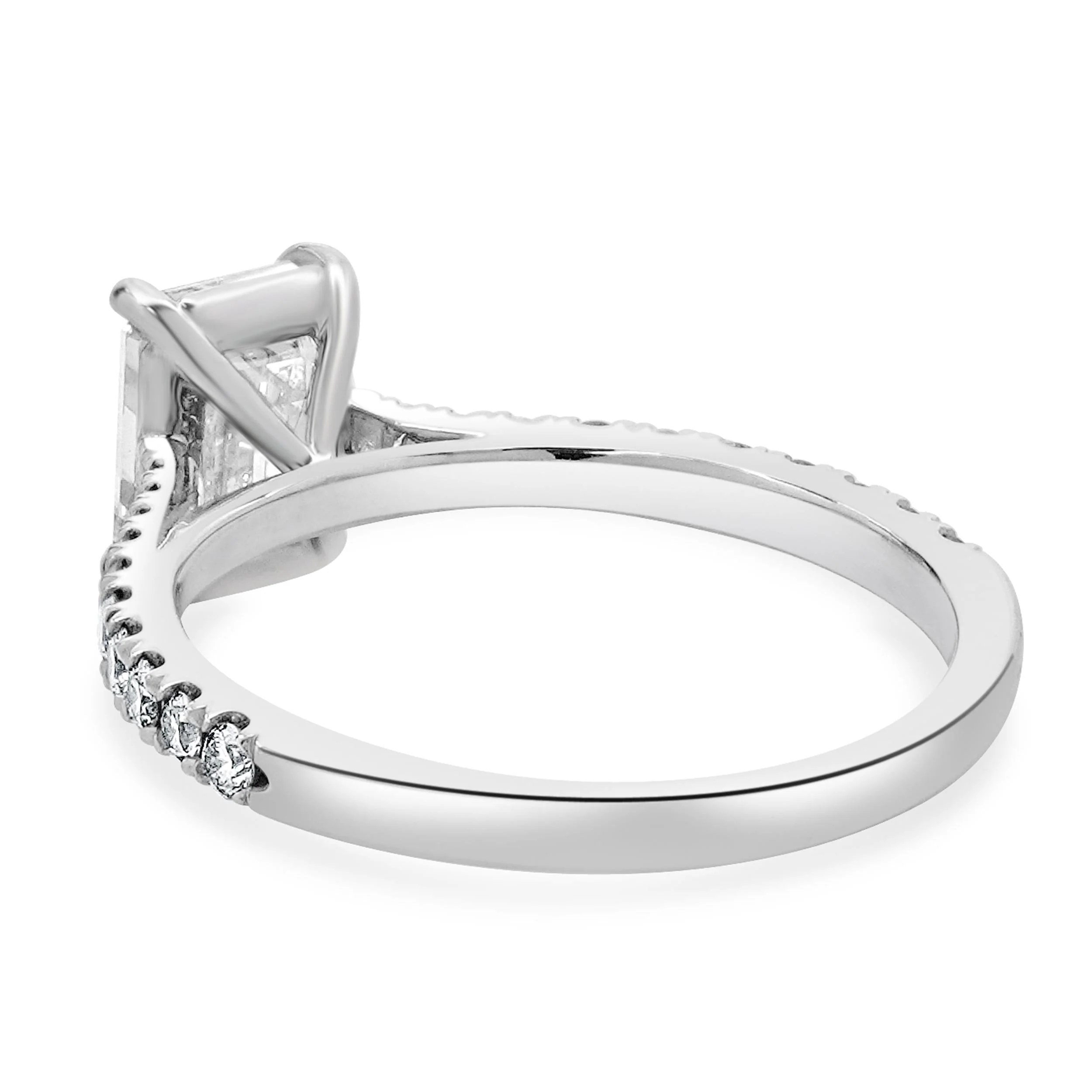 14 Karat White Gold Diamond Engagement Ring - Image 3