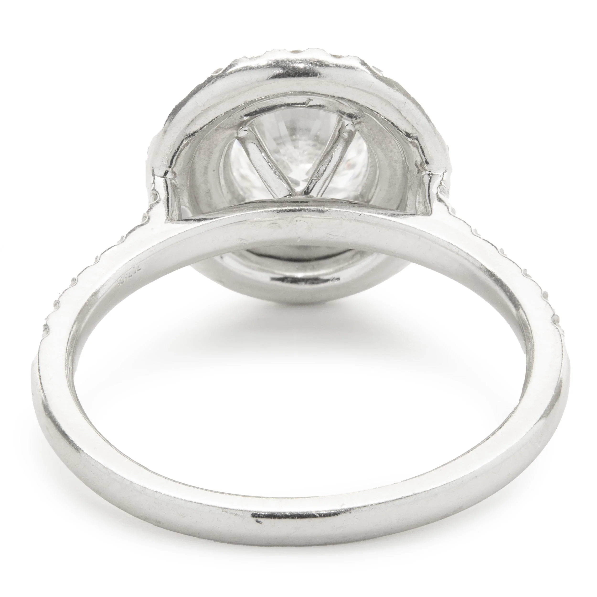 14 Karat White Gold Diamond Wed Set - Image 3
