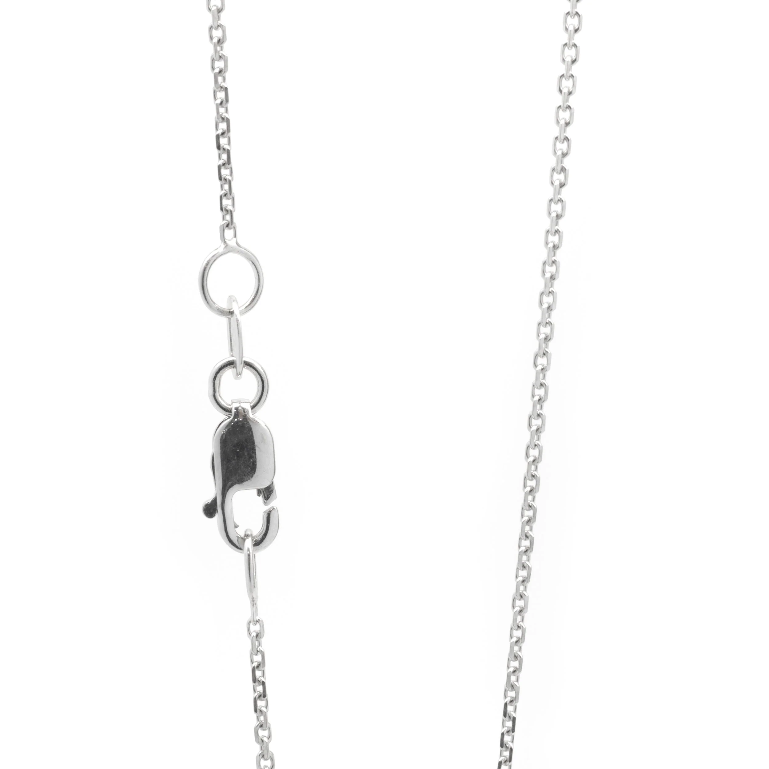 14 Karat White Gold Pave Diamond Starfish Necklace - Image 3