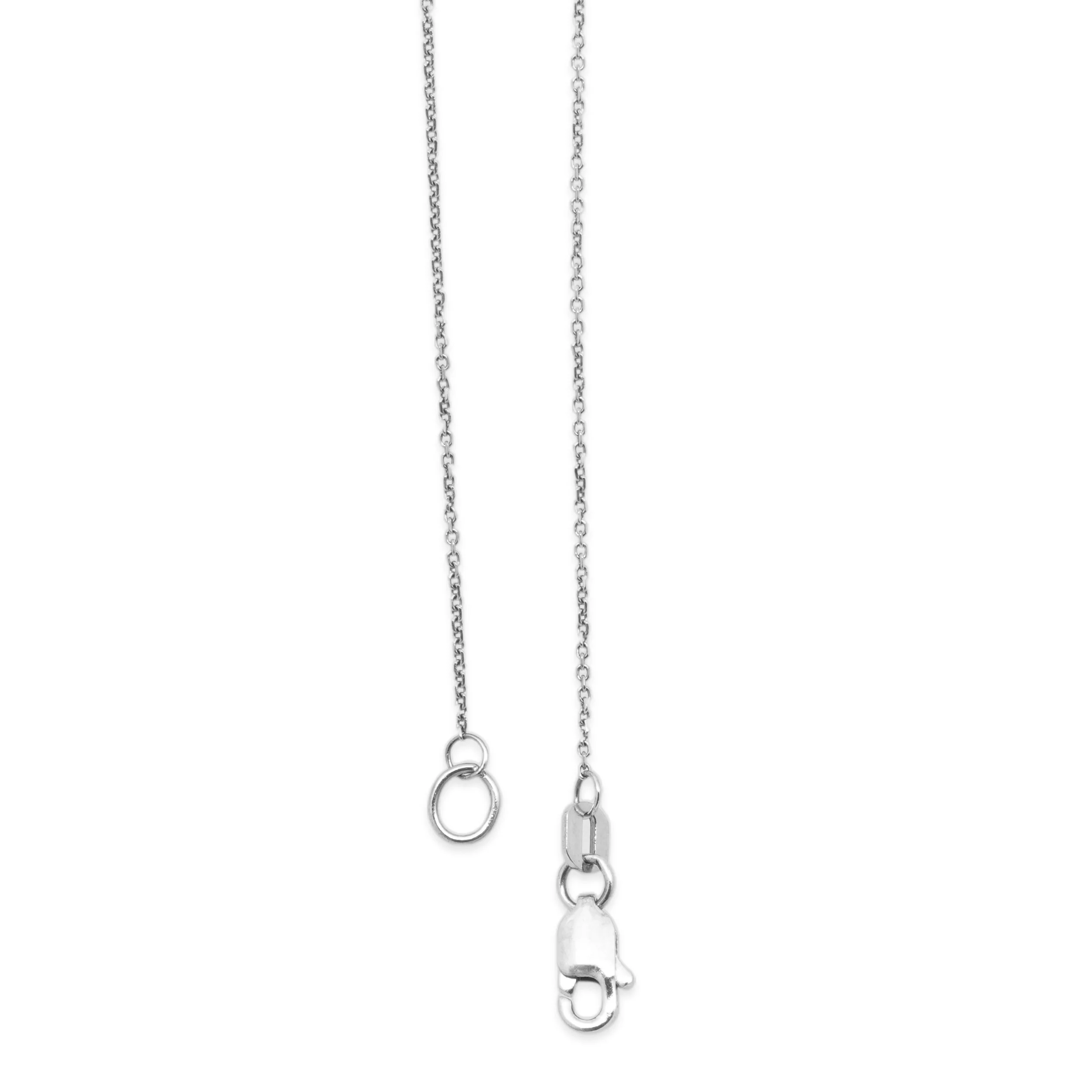 14 Karat White Gold Pear Shaped Diamond Necklace - Image 4
