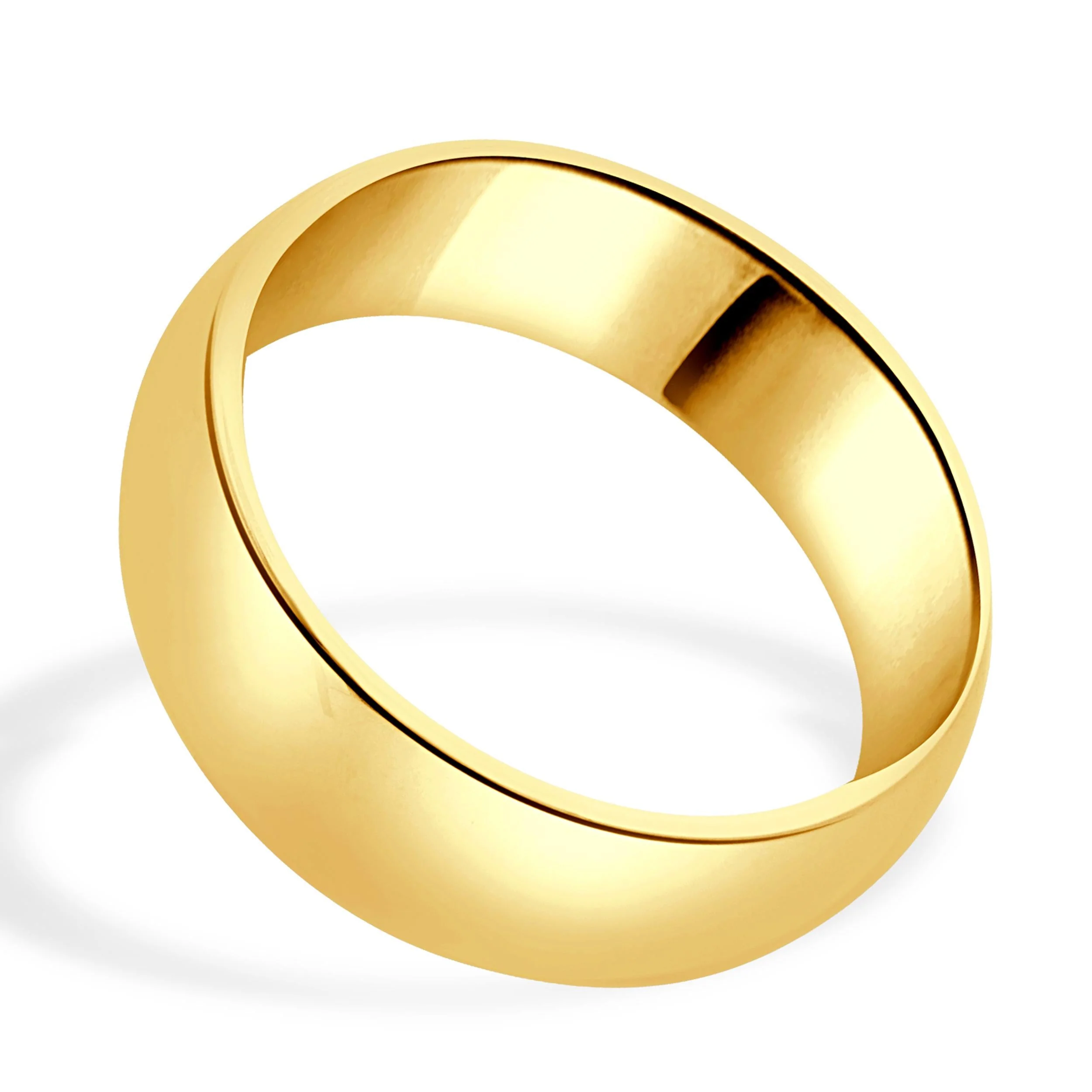 14 Karat Yellow Gold 8mm Band - Image 2