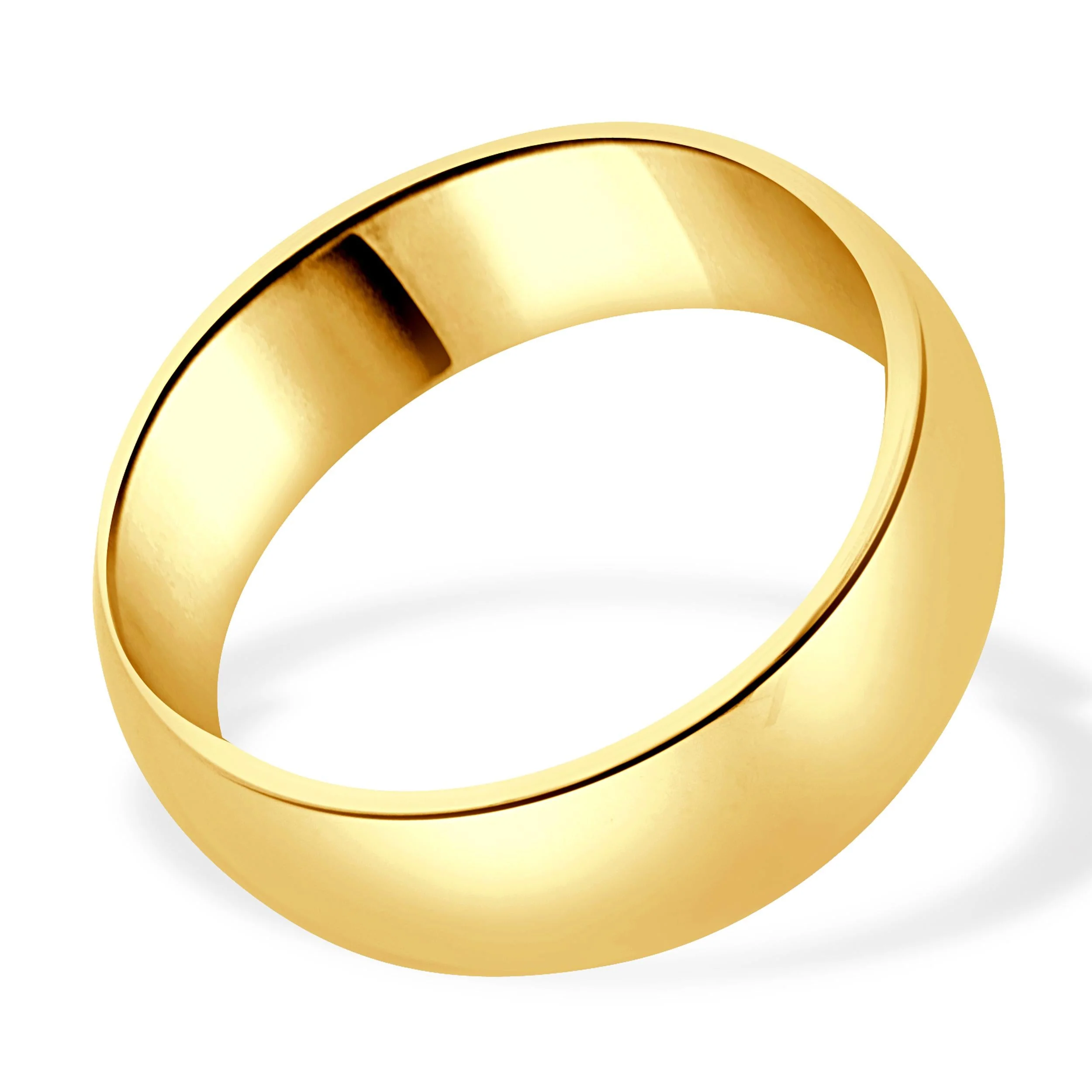 14 Karat Yellow Gold 8mm Band - Image 3