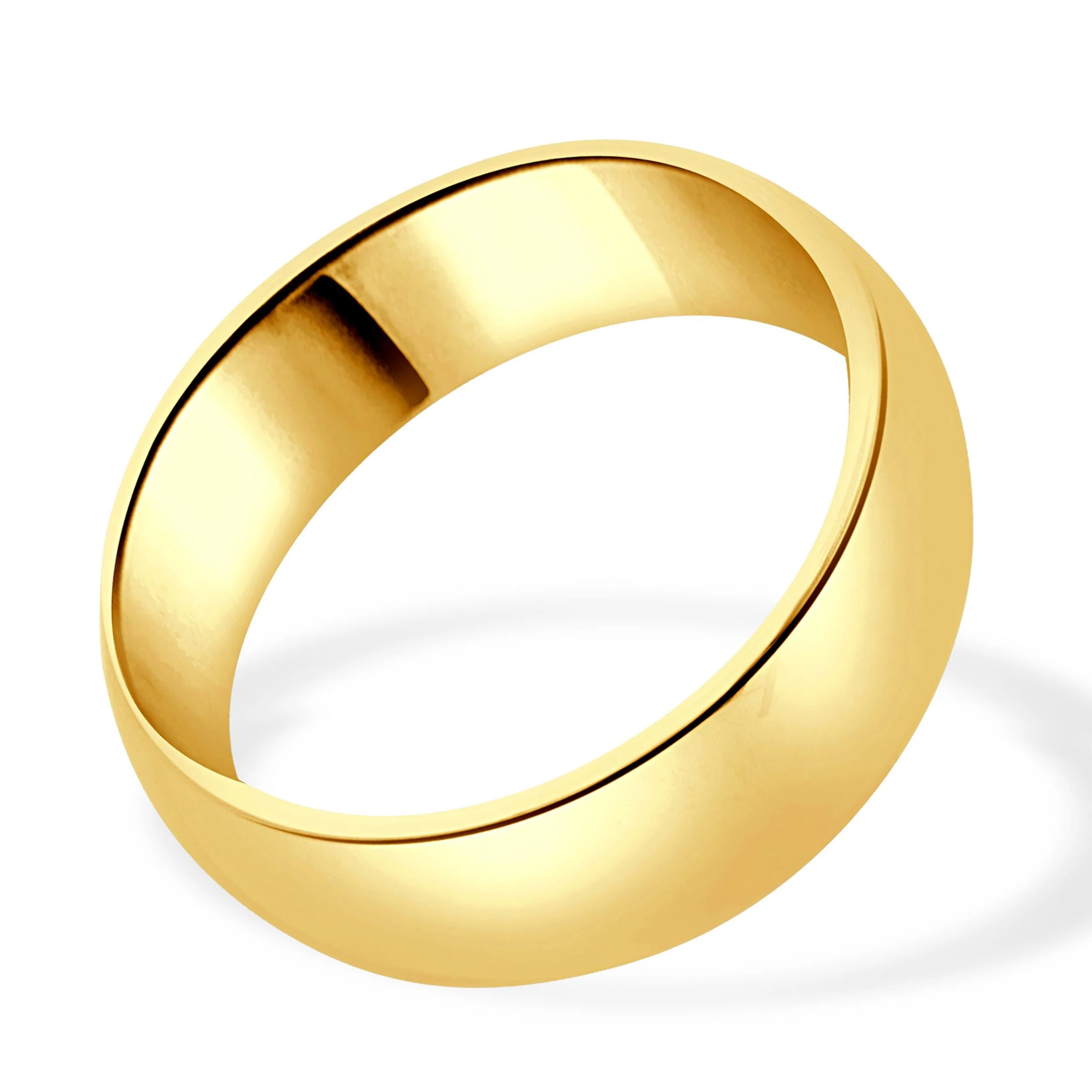 14 Karat Yellow Gold 8mm Band - Image 4