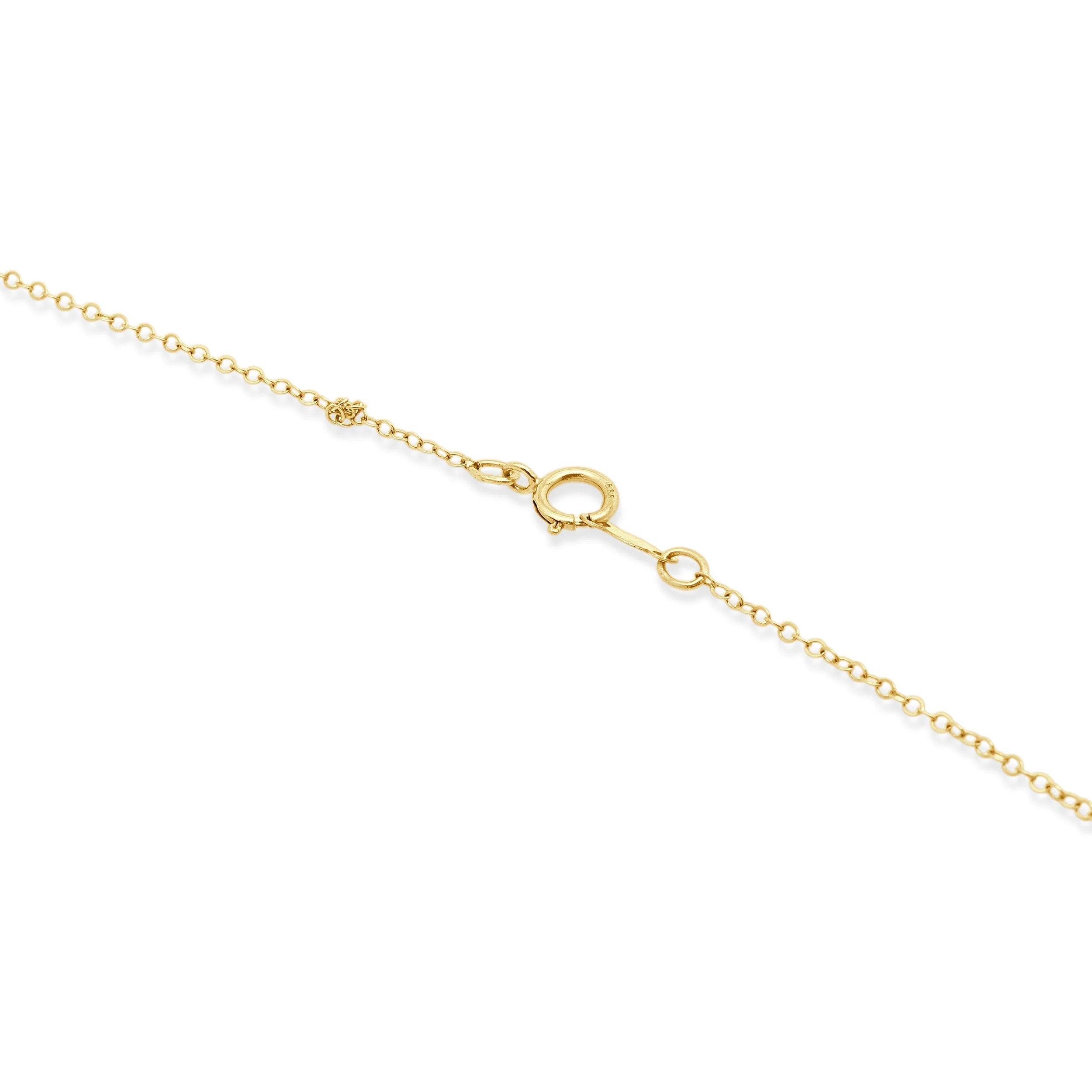 14 Karat Yellow Gold Diamond Cross Necklace - Image 4