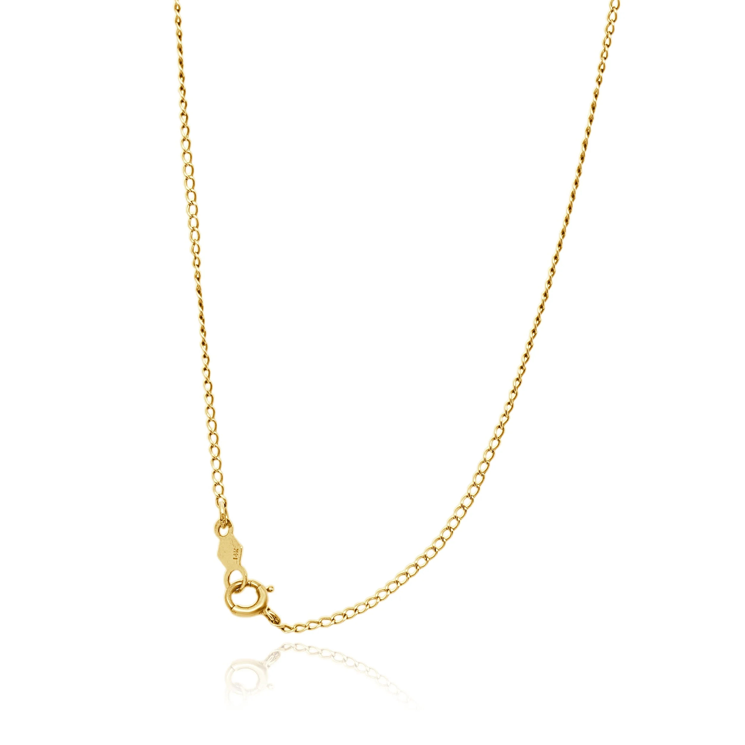 14 Karat Yellow Gold Diamond Fleur De Lis Necklace - Image 3