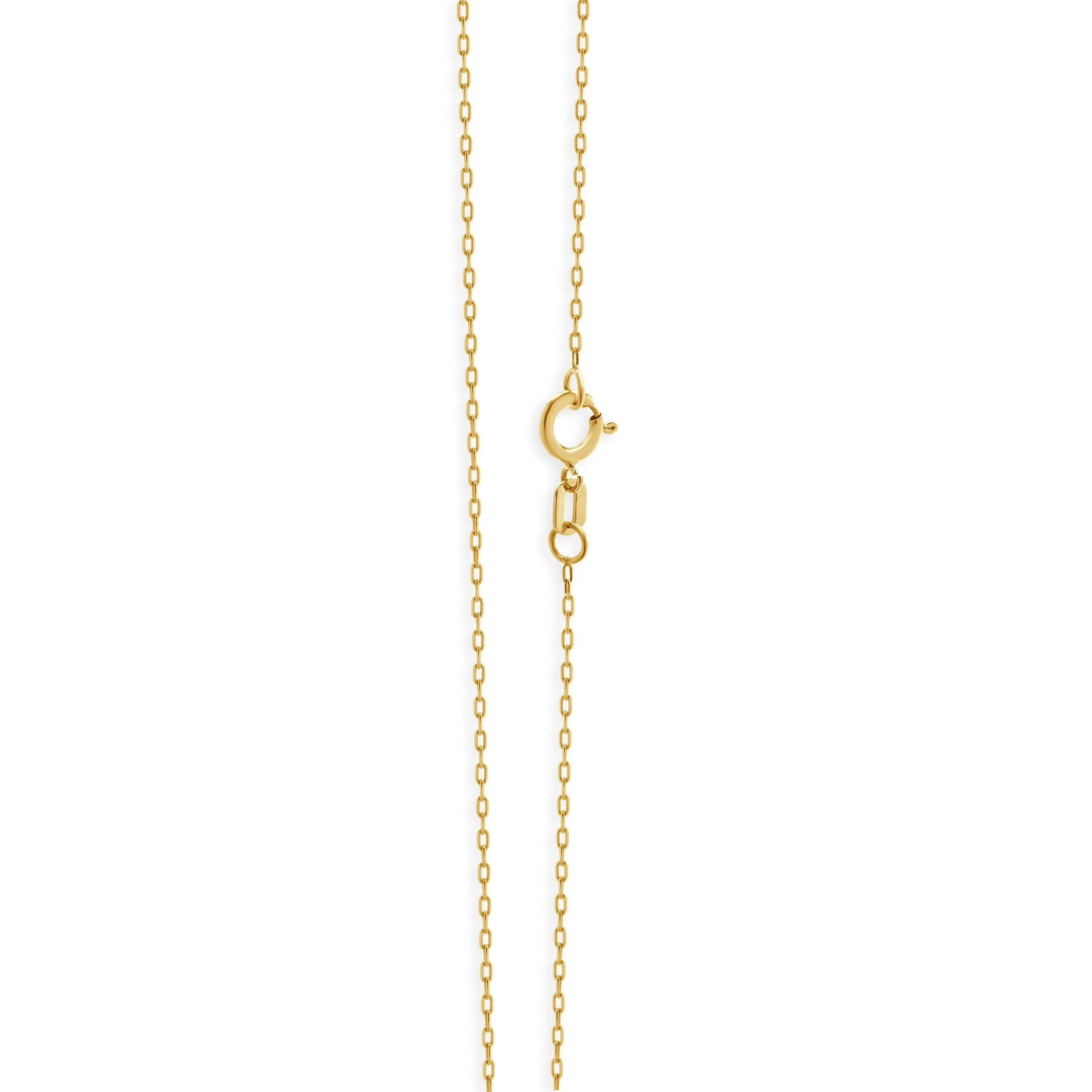 14 Karat Yellow Gold Diamond Solitaire Necklace - Image 3