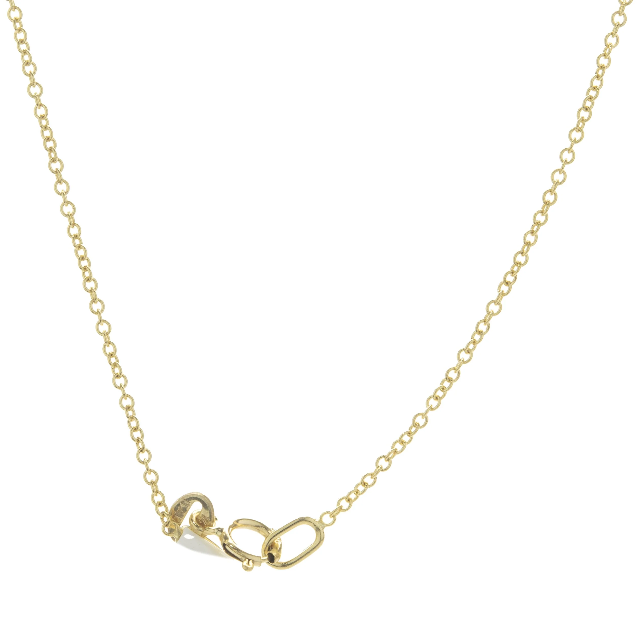 14 Karat Yellow Gold Diamond Solitaire Necklace - Image 4