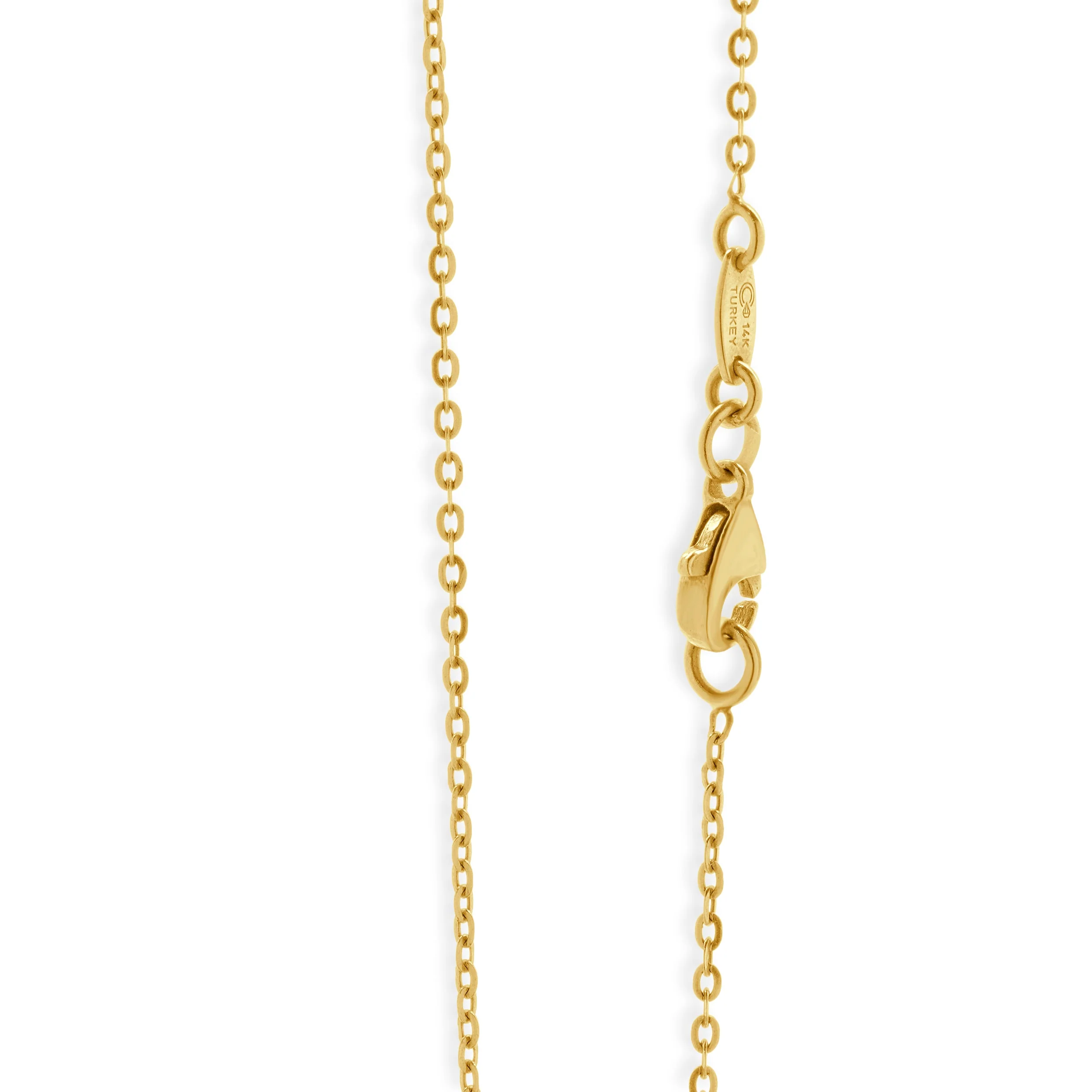 14 Karat Yellow Gold Diamond Star of David Necklace - Image 3