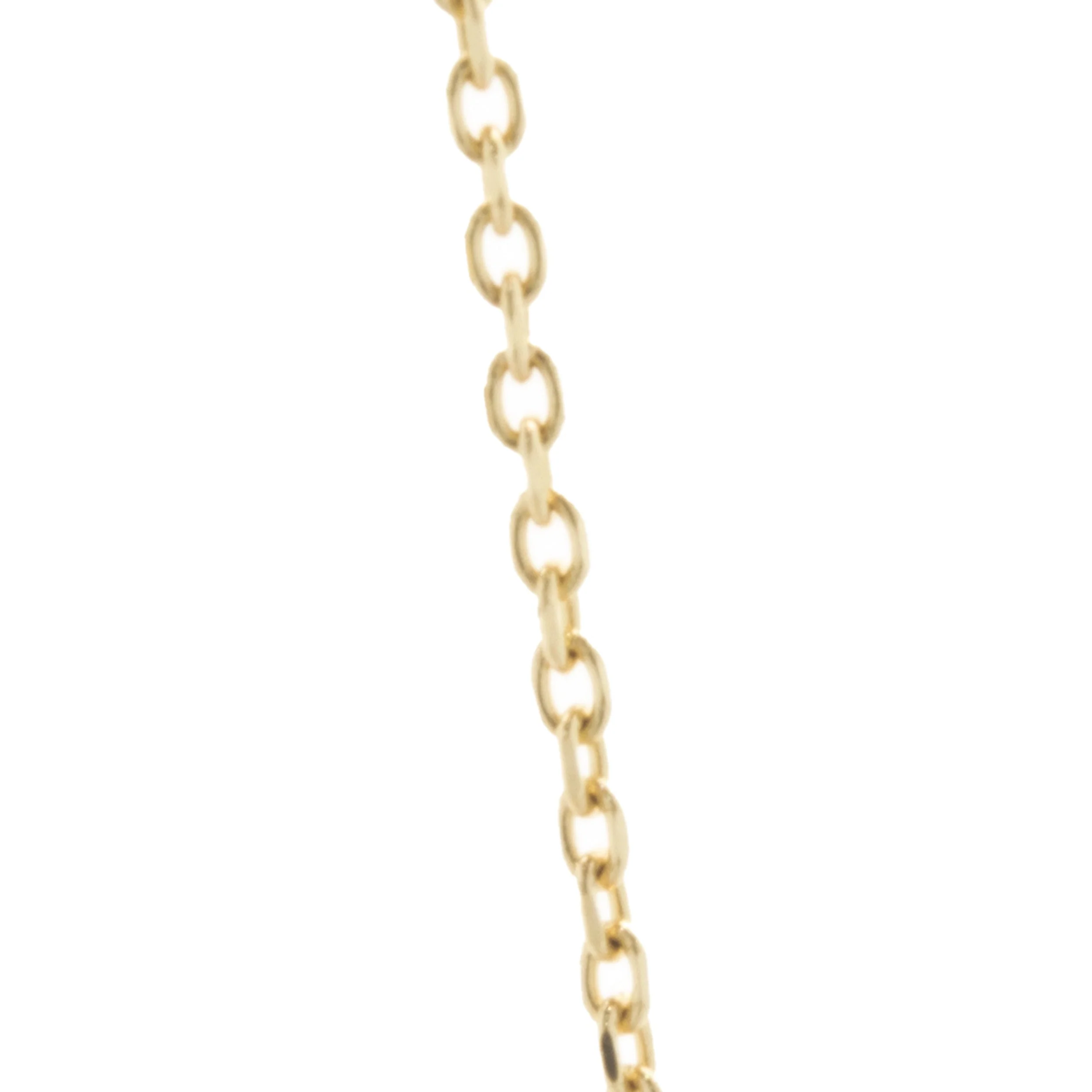 14 Karat Yellow Gold Freshwater Pearl Swirl Necklace - Image 4