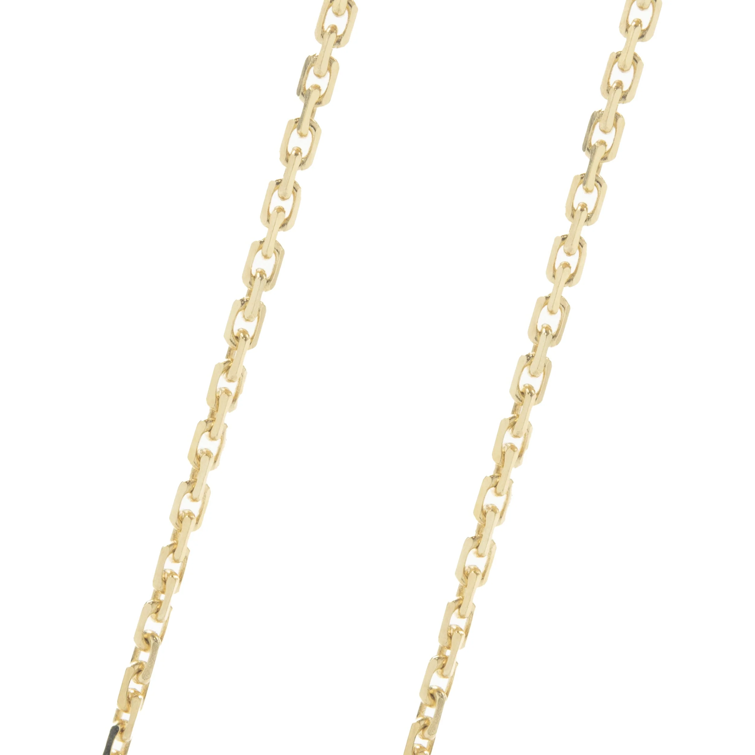 14 Karat Yellow Gold Hammered Diamond Sprinkle Disc Pendant - Image 3