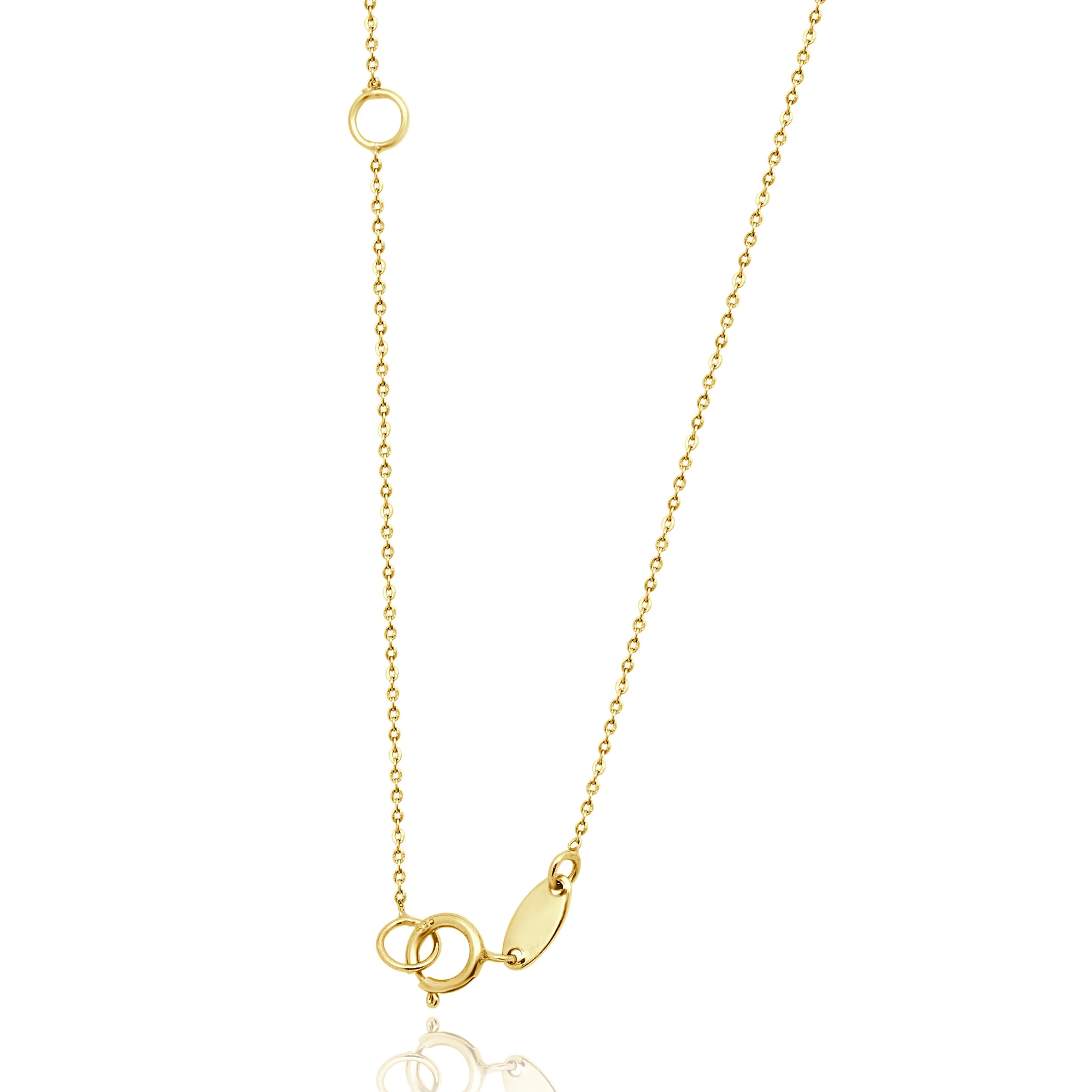 14 Karat Yellow Gold ID Bar Necklace - Image 3