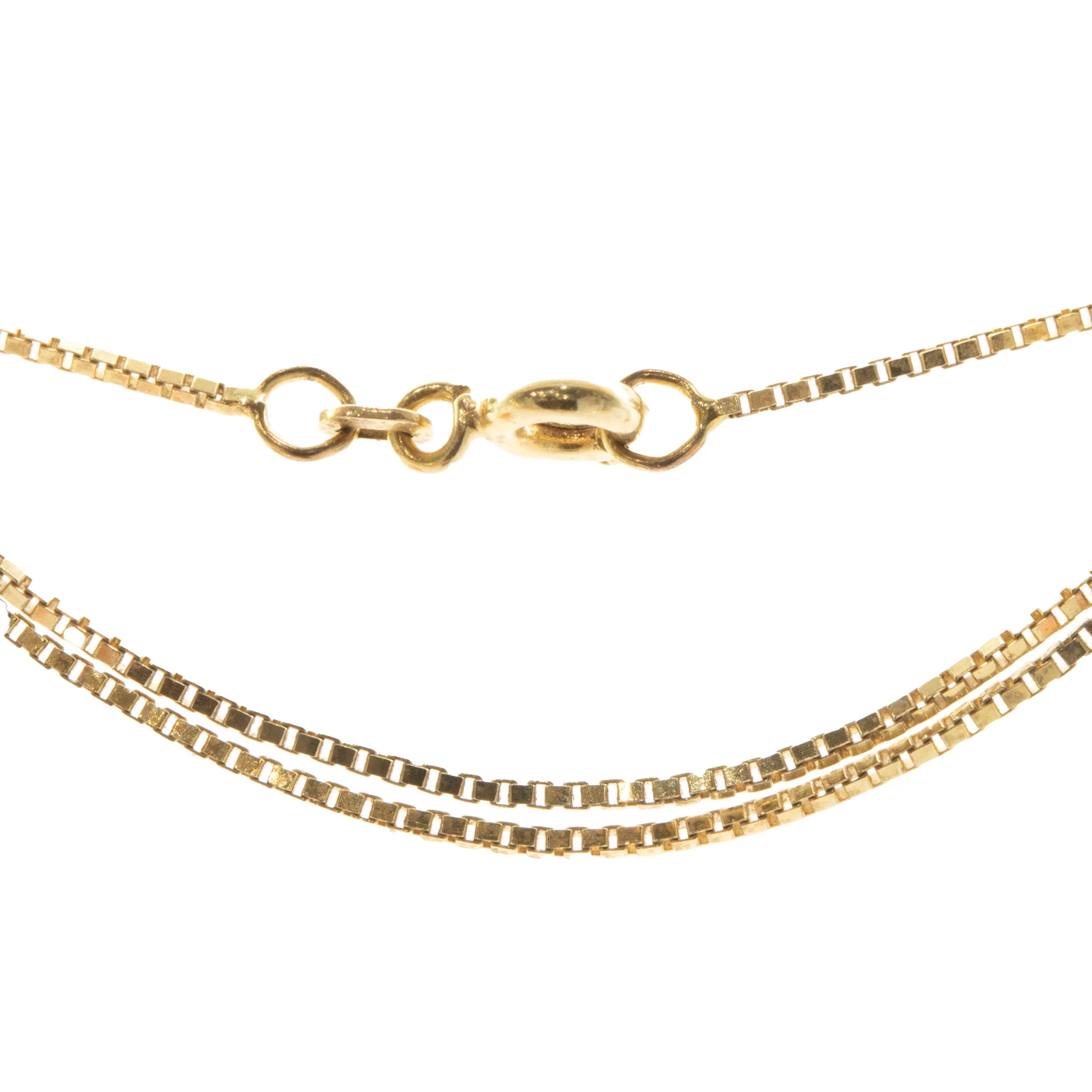 14 Karat Yellow Gold Multi Gemstone Multi Shape Bezel Set Necklace - Image 4