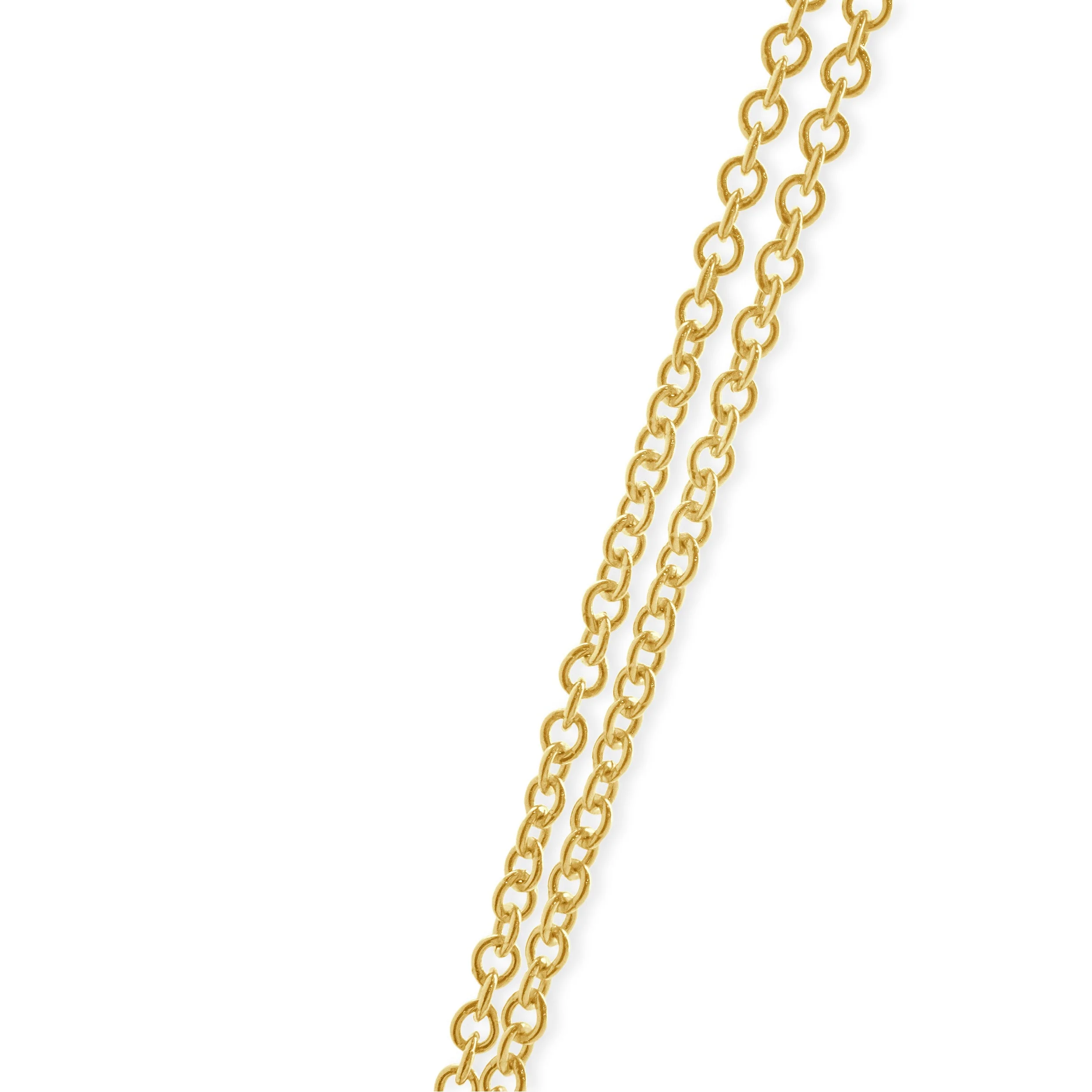 14 Karat Yellow Gold Multi-Stone & Diamond Necklace - Image 4