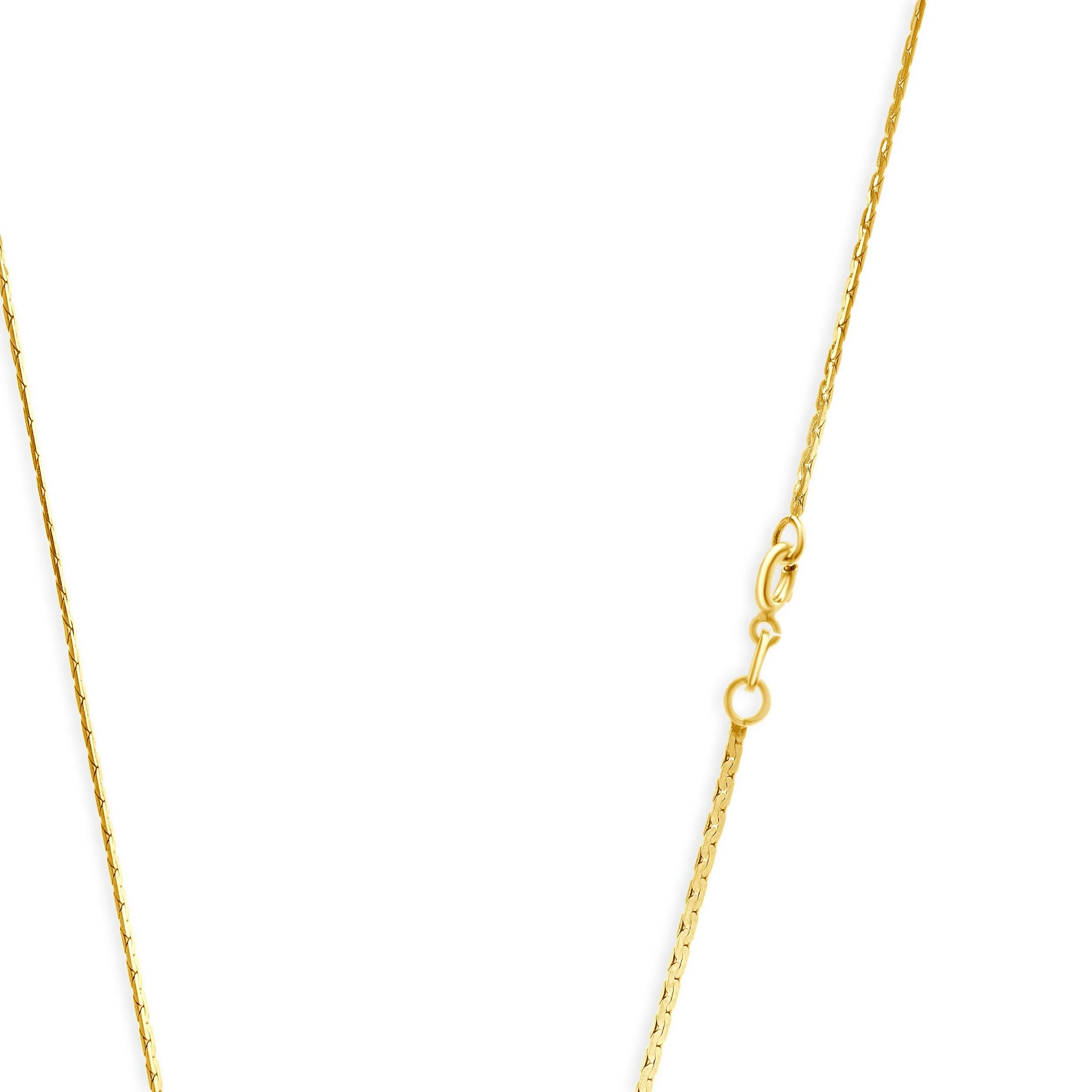 14 Karat Yellow Gold Mystic Topaz and Diamond Necklace - Image 3