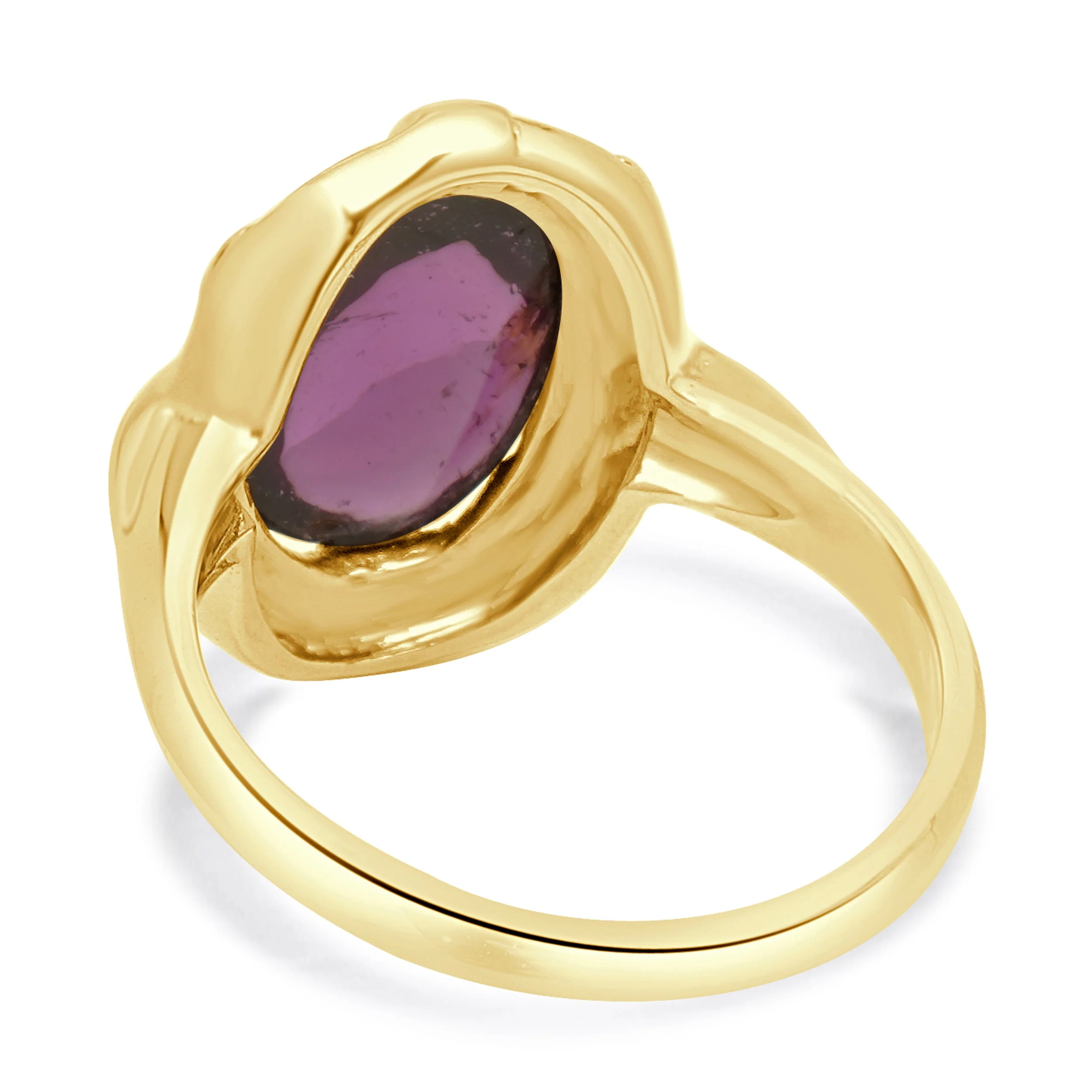 14 Karat Yellow Gold Tourmaline Ring - Image 3