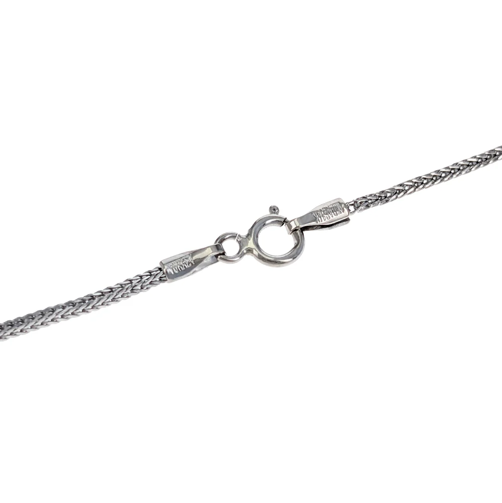 14K White & Yellow Gold Bezel Set Diamond Necklace - Image 4