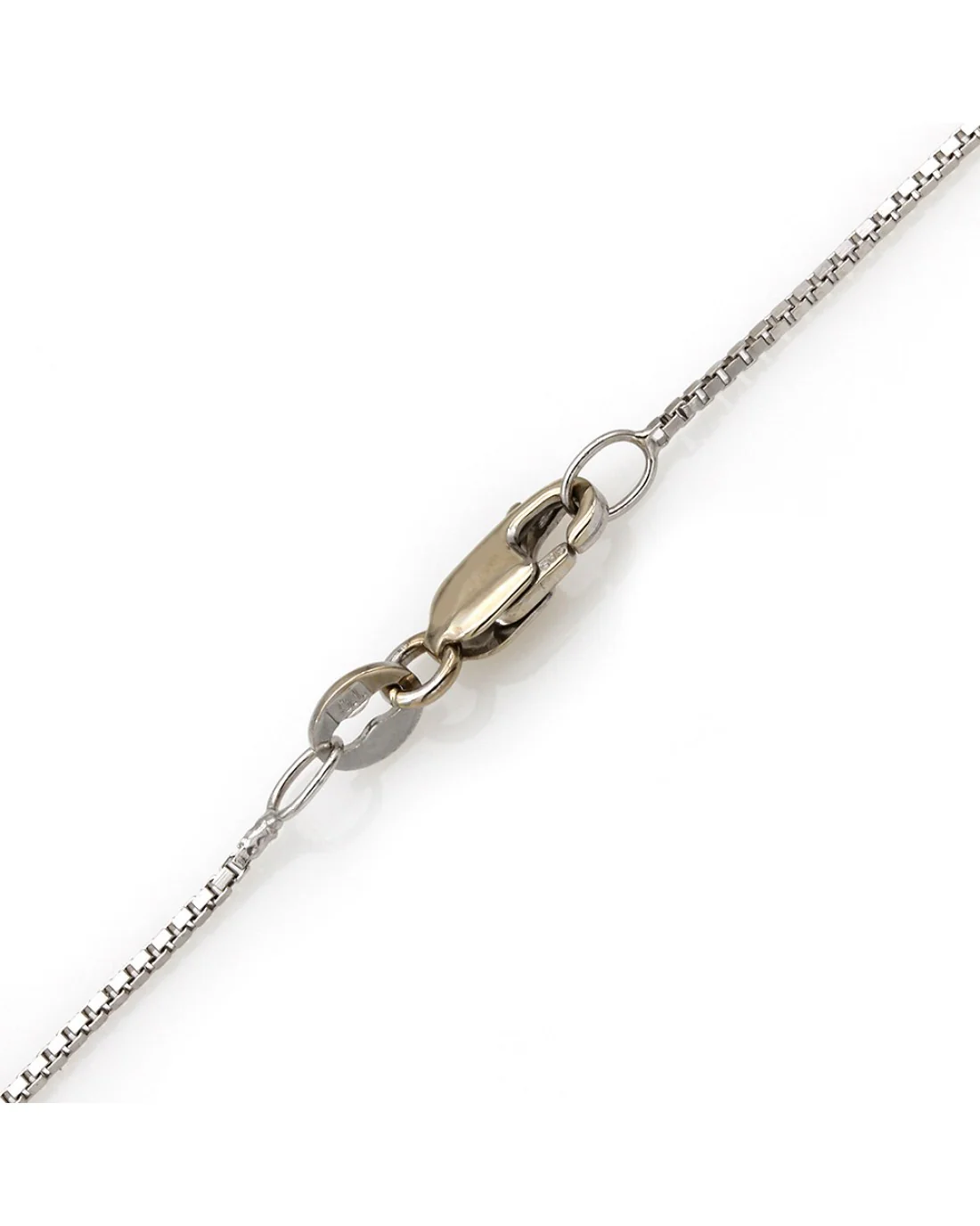 14KW Endless Circle Diamond Drop Necklace - Image 2