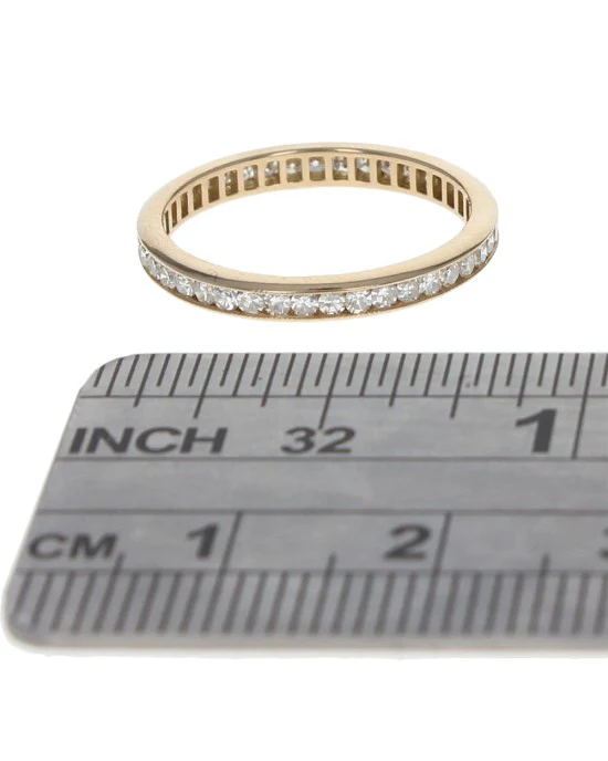 14ky Diamond Eternity Band - Image 3