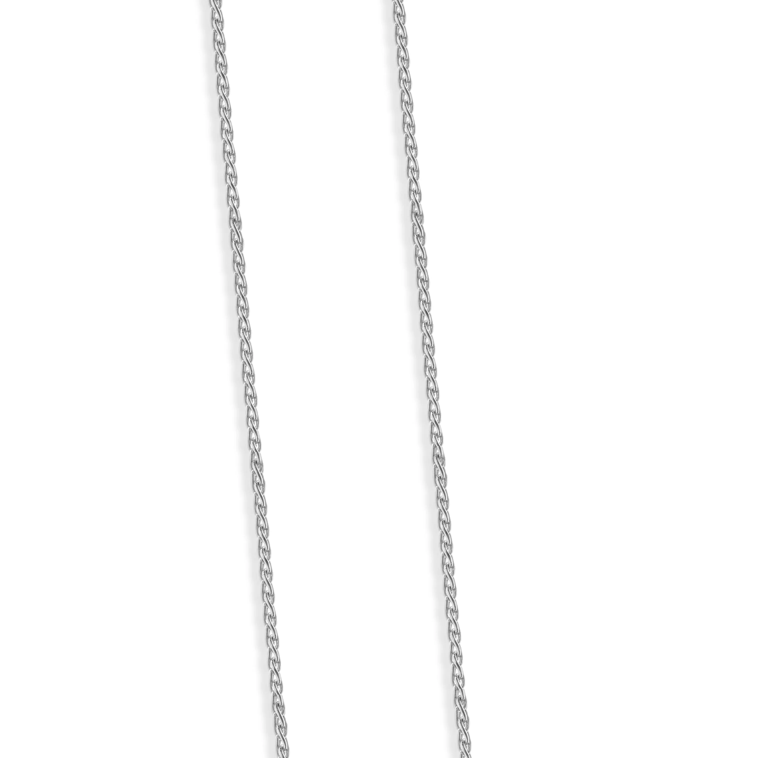 18 Karat / 14 Karat White Gold Diamond Pear Shaped Mosaic Necklace - Image 3