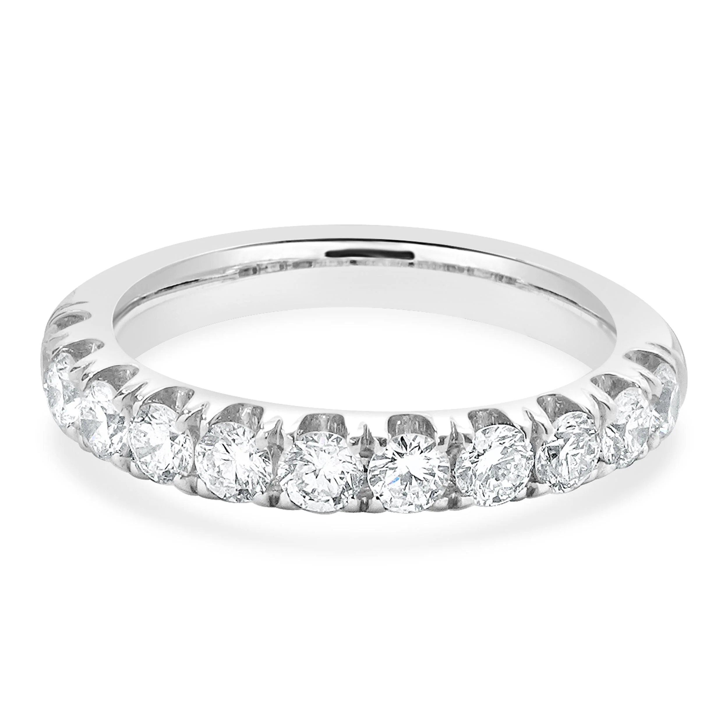 18 Karat White Diamond Station Band