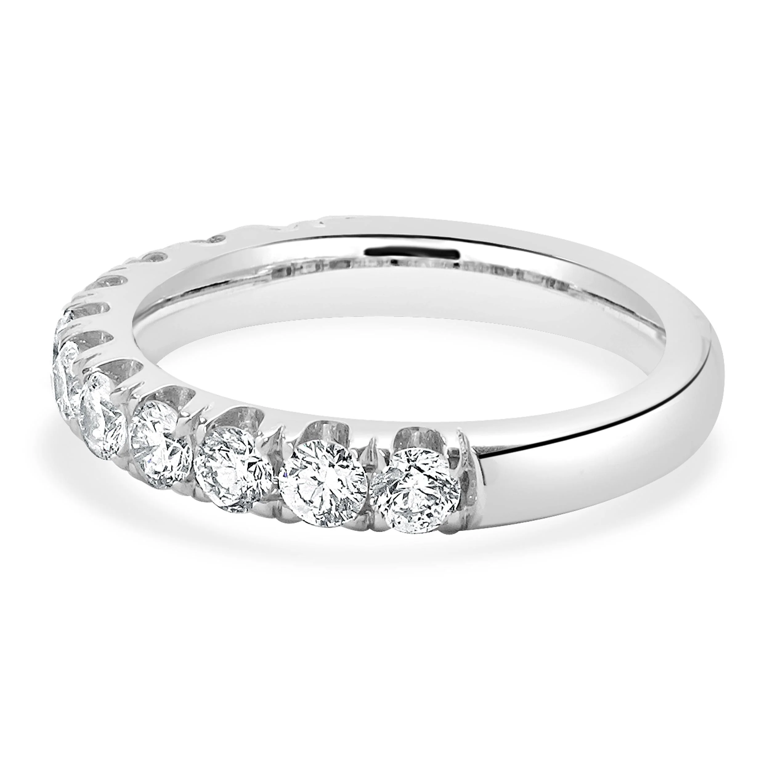 18 Karat White Diamond Station Band - Image 3