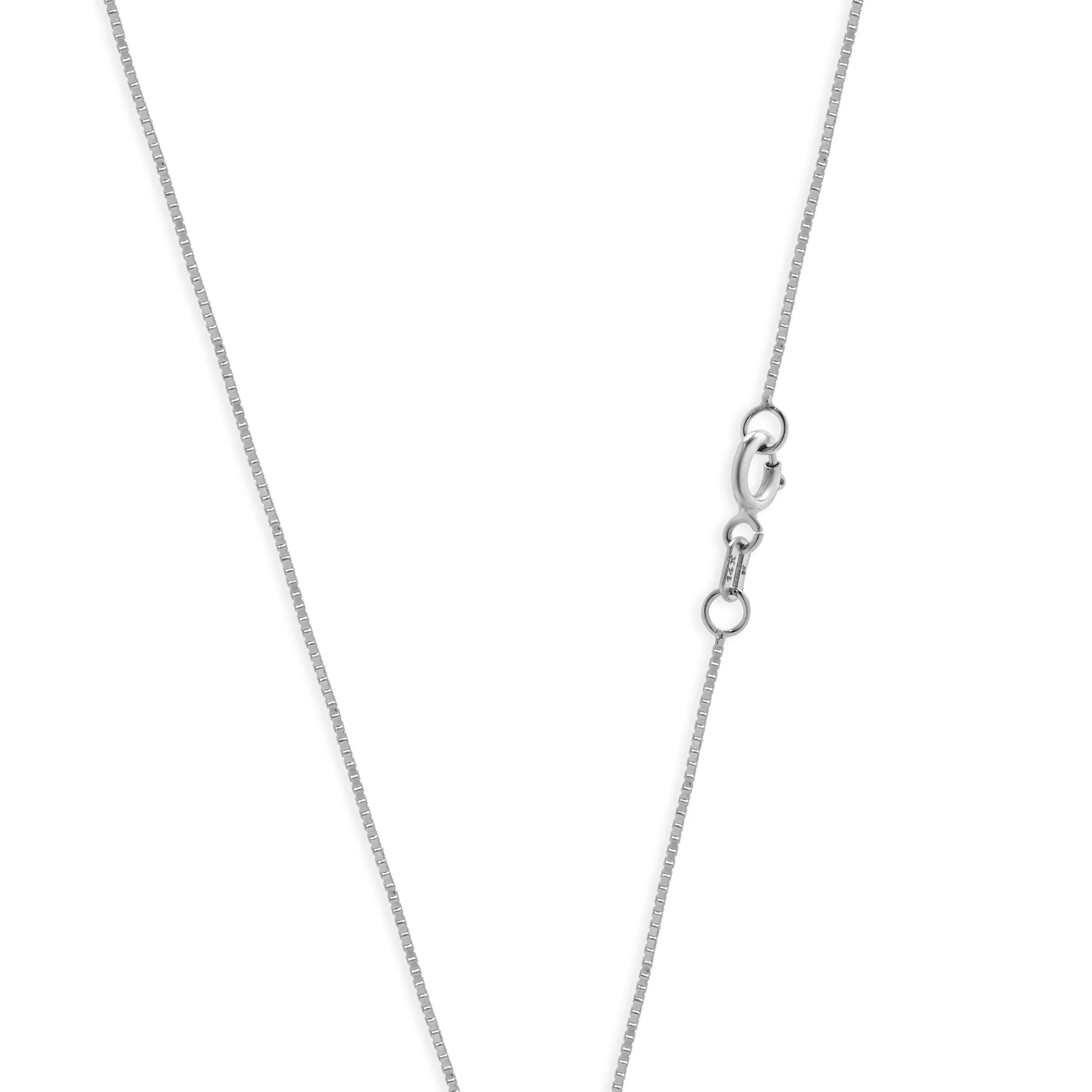 18 Karat White Gold Mosaic Diamond Drop Necklace - Image 4