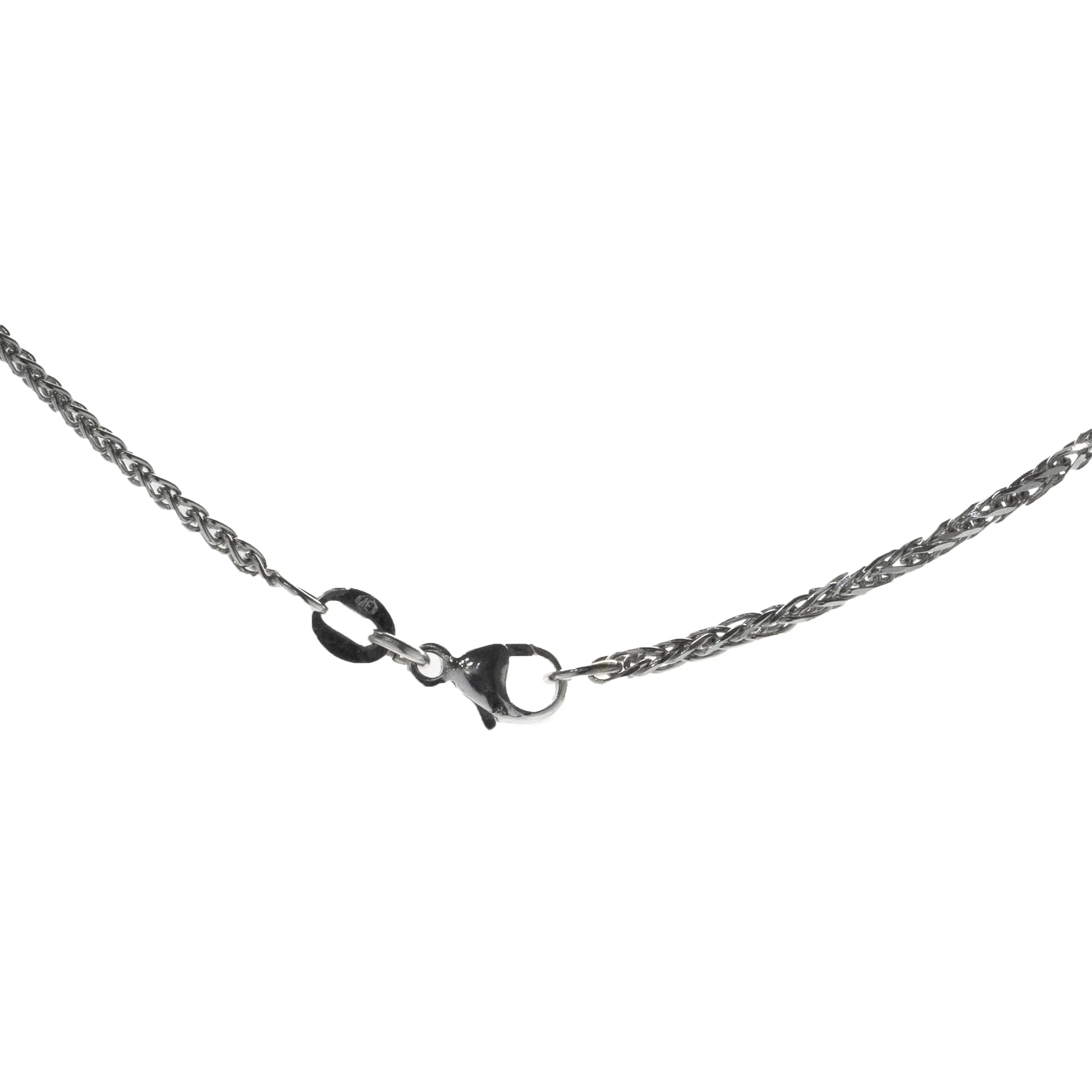 18 Karat White Gold South Sea Pearl, Diamond and Moonstone Drop Necklace - Image 2