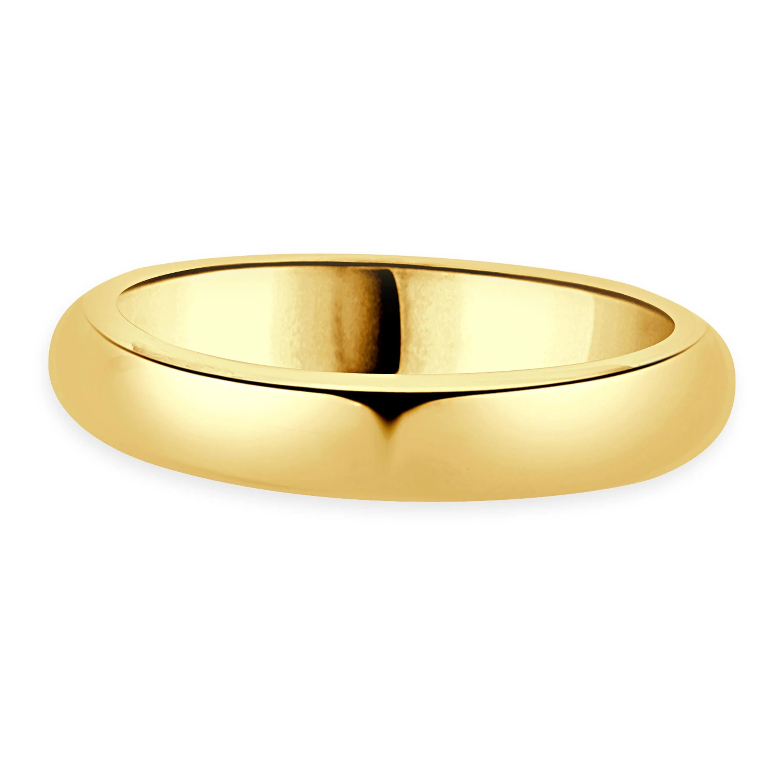 18 Karat Yellow Gold 4MM Band