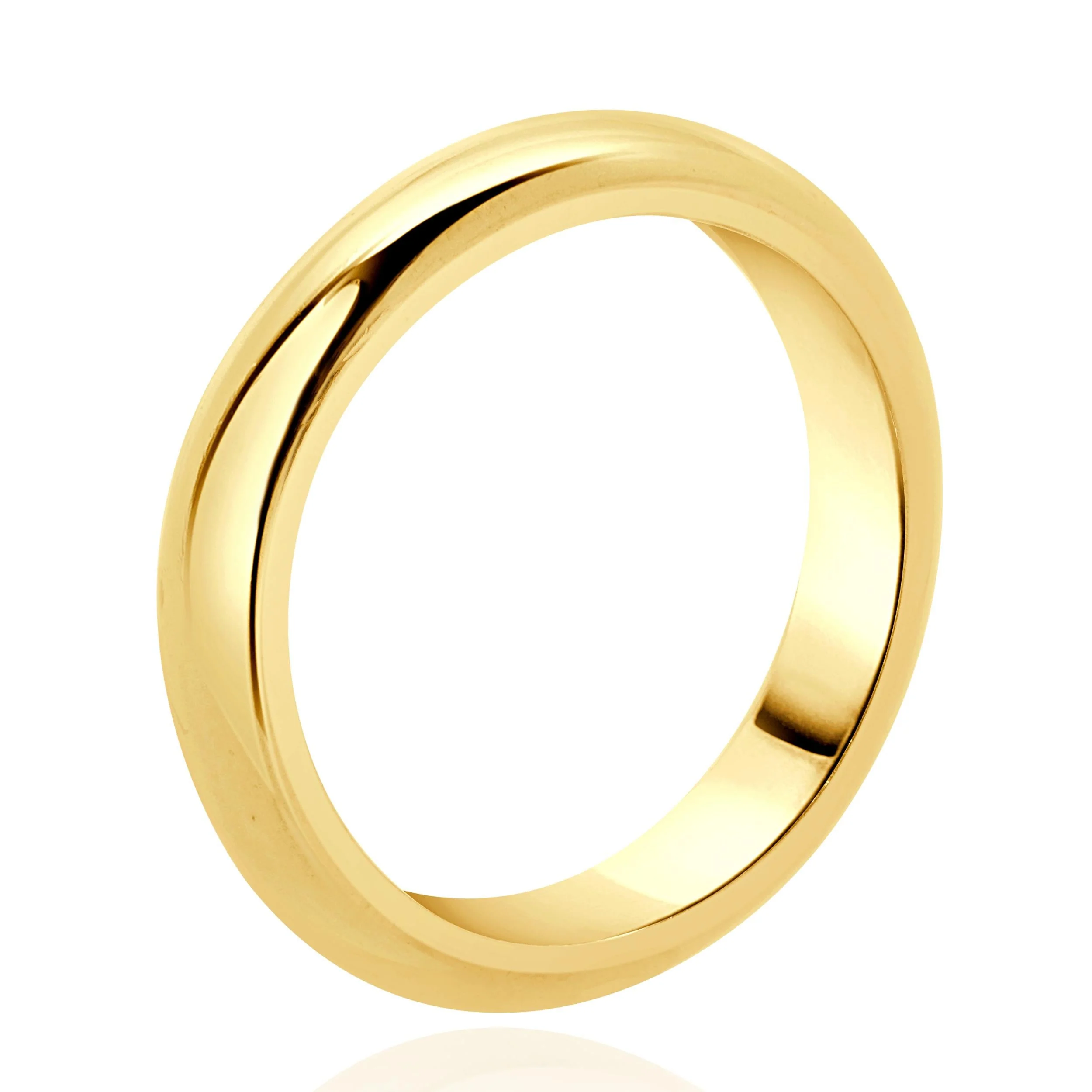 18 Karat Yellow Gold 4MM Band - Image 2