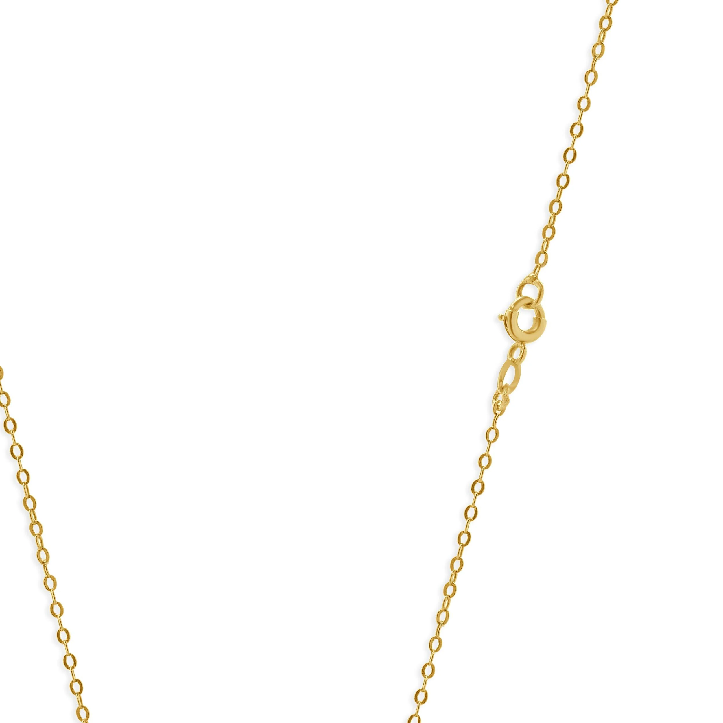 18 Karat Yellow Gold Emerald and Diamond Enhancer Necklace - Image 4
