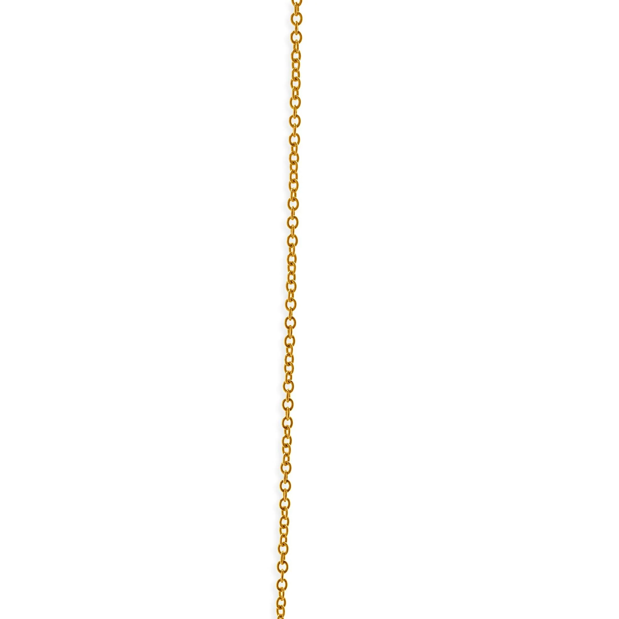 18 Karat Yellow Gold Lab Grown Diamond P Necklace - Image 3