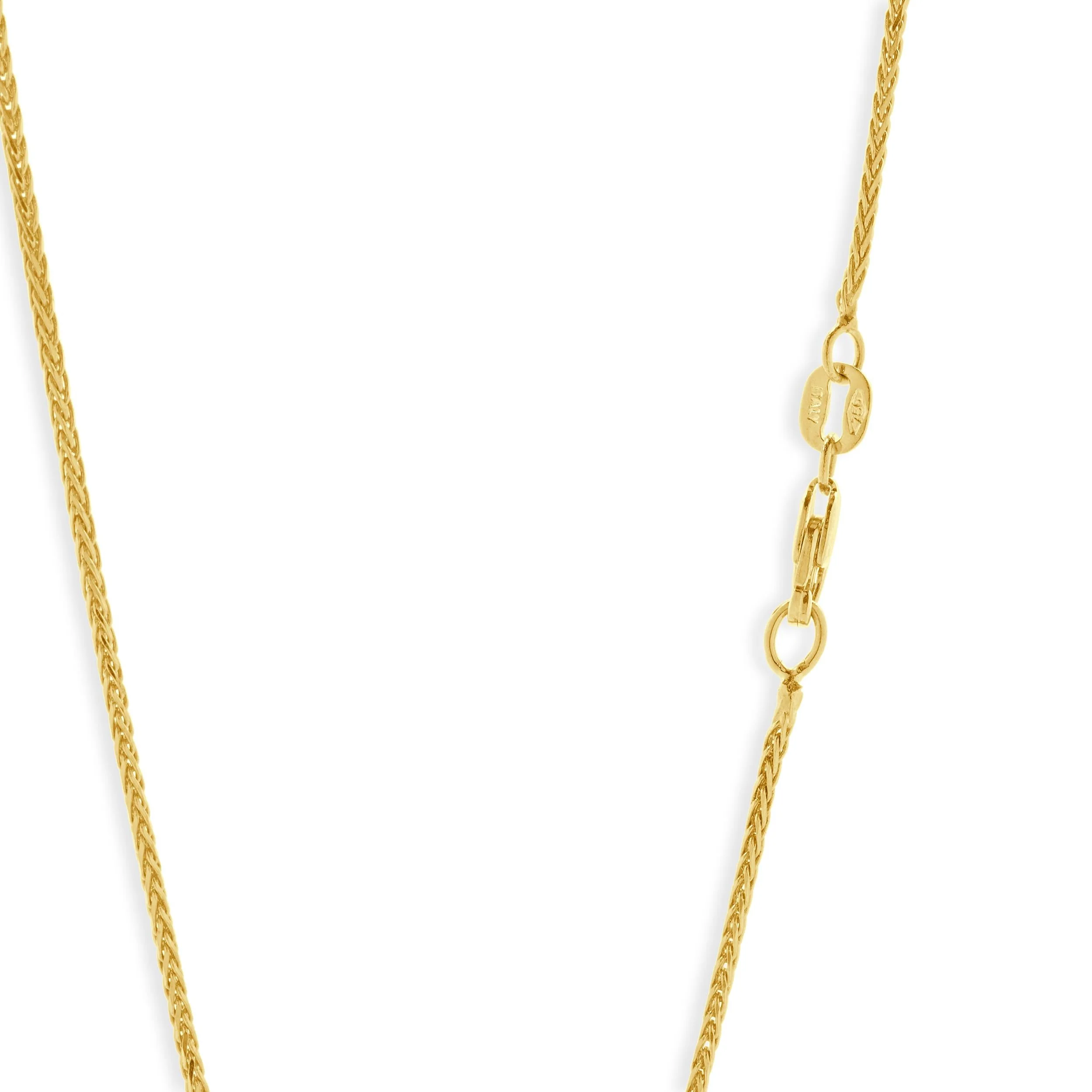 18 Karat Yellow Gold Turquoise and Diamond Halo Necklace - Image 4